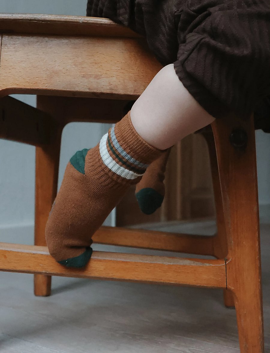 minipop - MPopMarik Bamboo Sock - bebisstrumpor - trekking green - 0