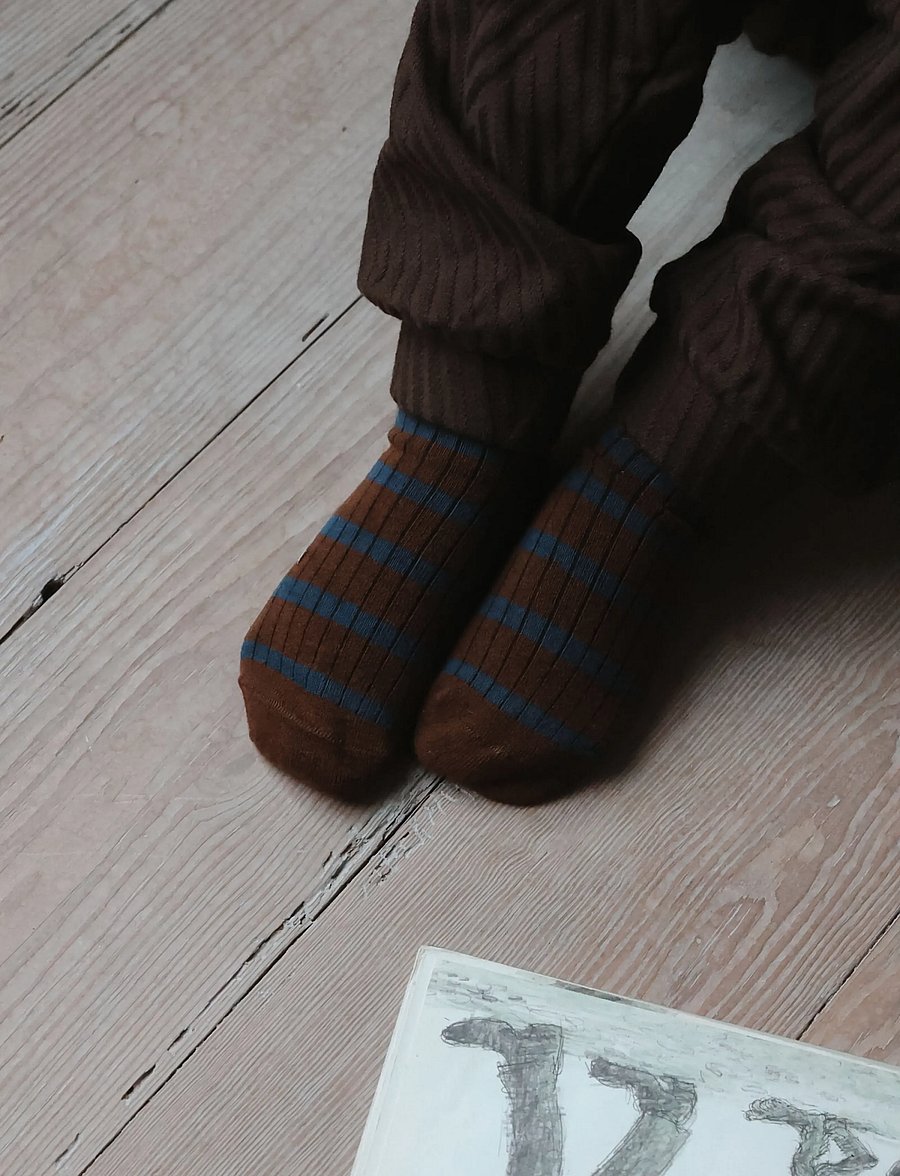 minipop - MPopMarg Bamboo Sock - beebisokid - chestnut - 0