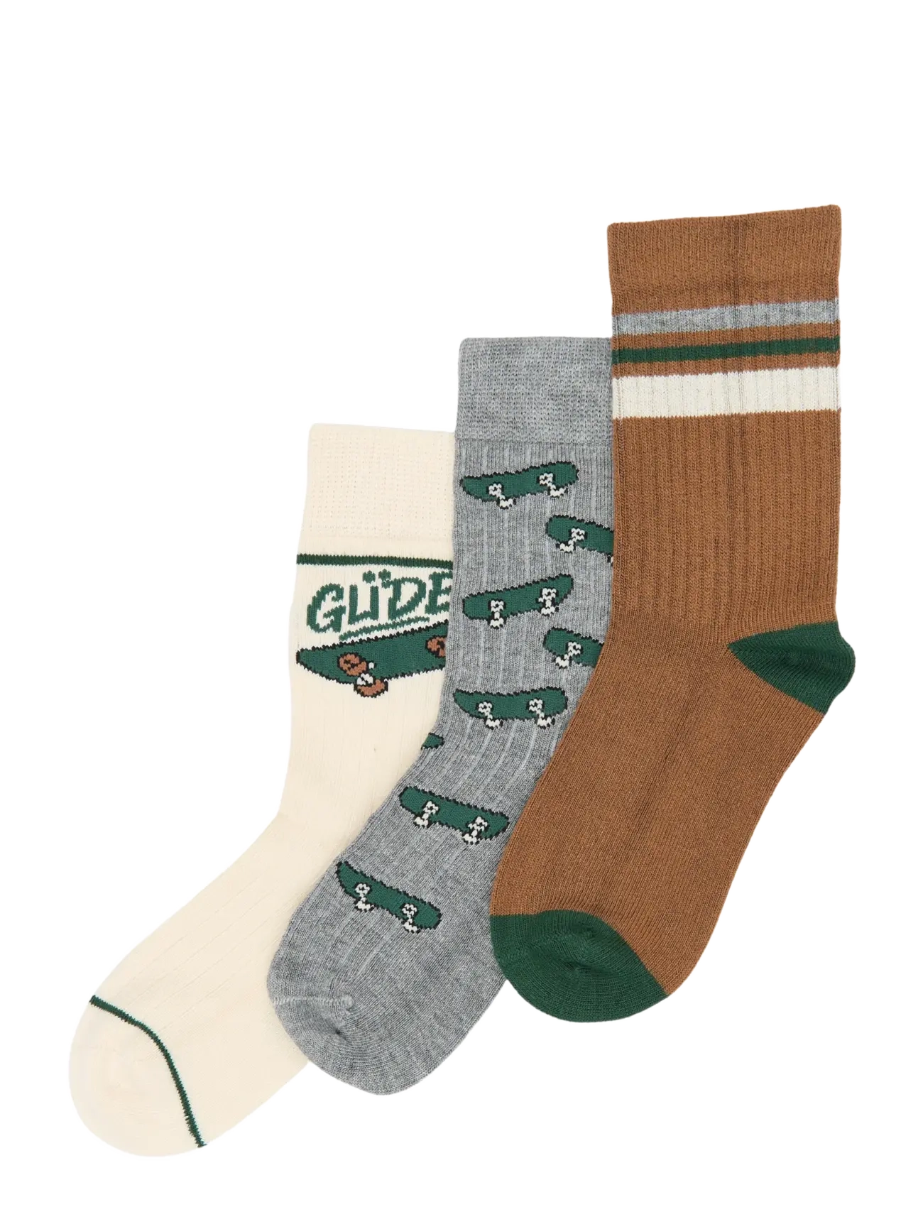 minipop MPopMaik Bamboo Socks 3-pack - minipop - TREKKING GREEN / green