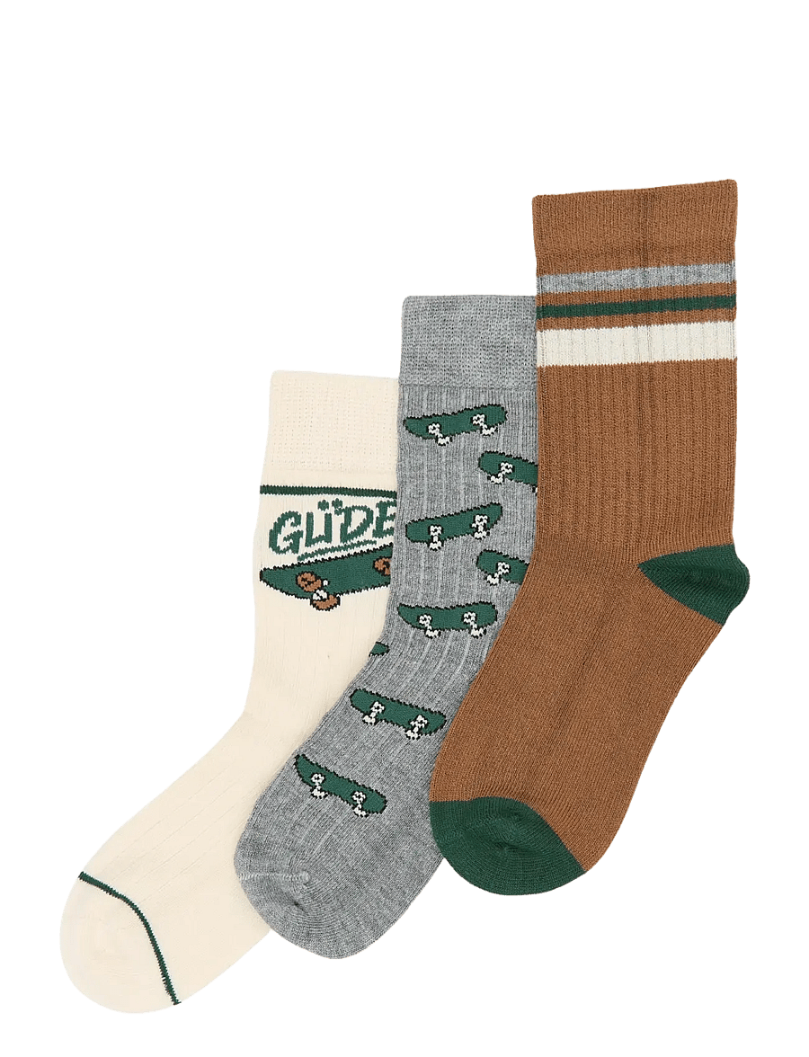 minipop - MPopMaik Bamboo Socks 3-pack - strümpfe - trekking green - 0
