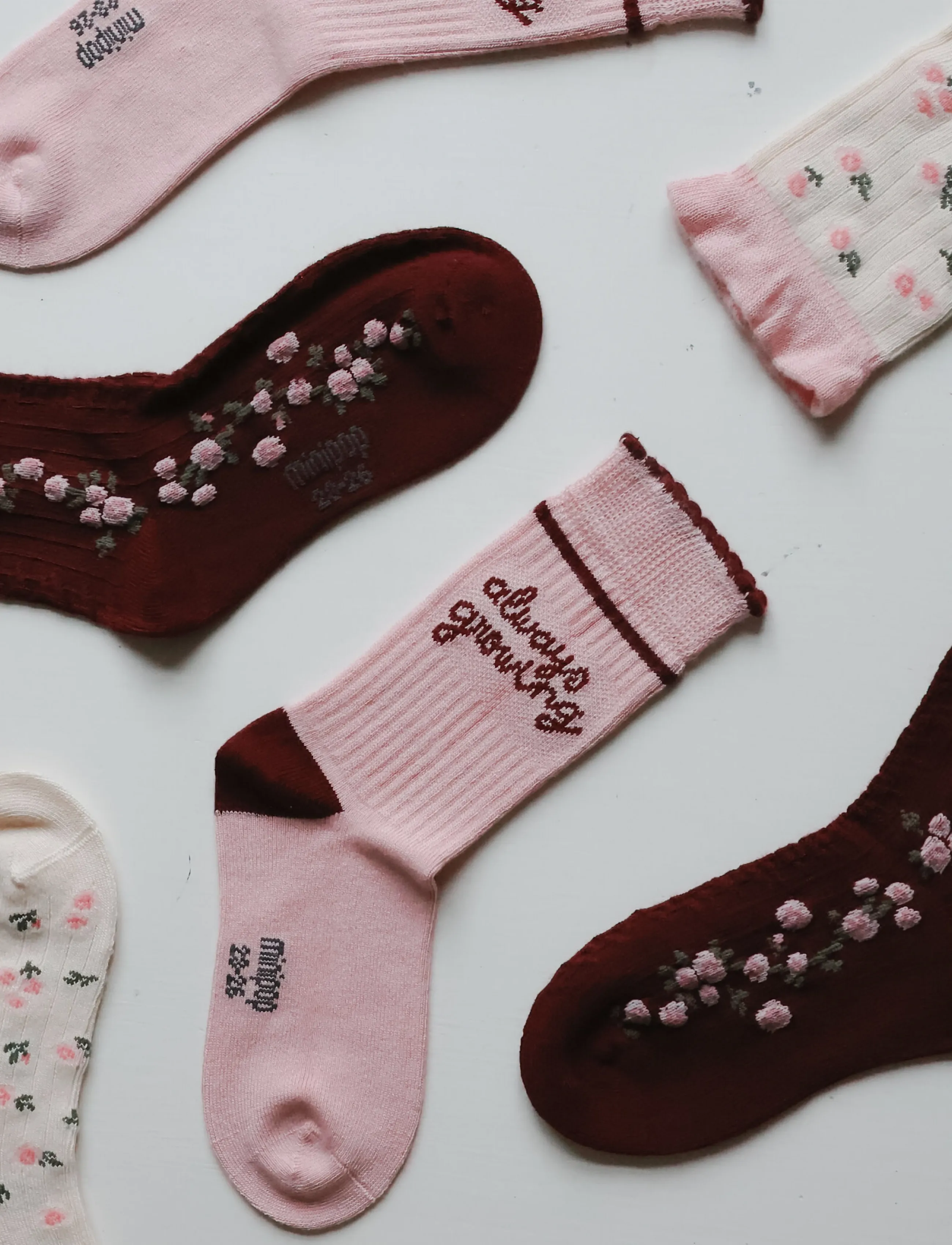 minipop - MPopMarli Bamboo Sock - baby-socken - bridal rose - 4