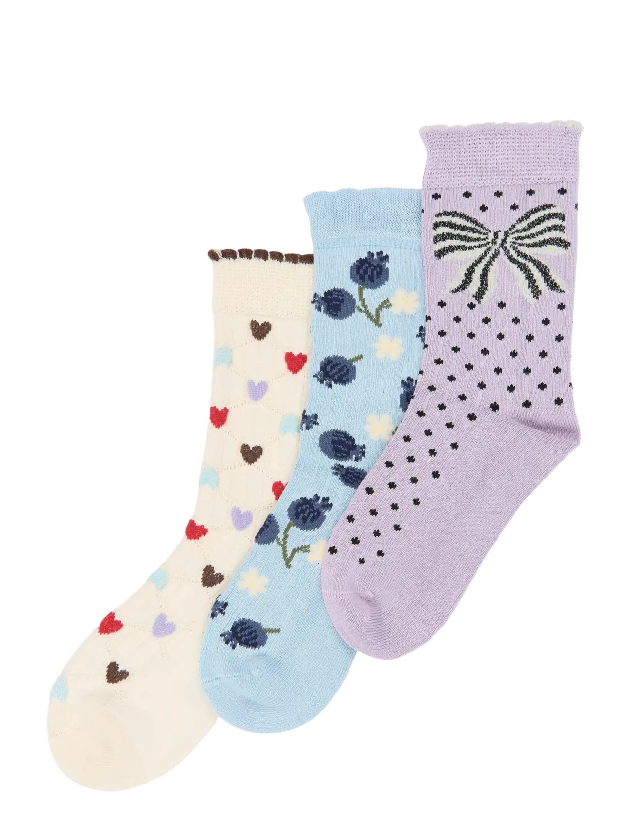 minipop MPopMarri Bamboo Socks 3-pack - minipop - PETAL PINK / multi