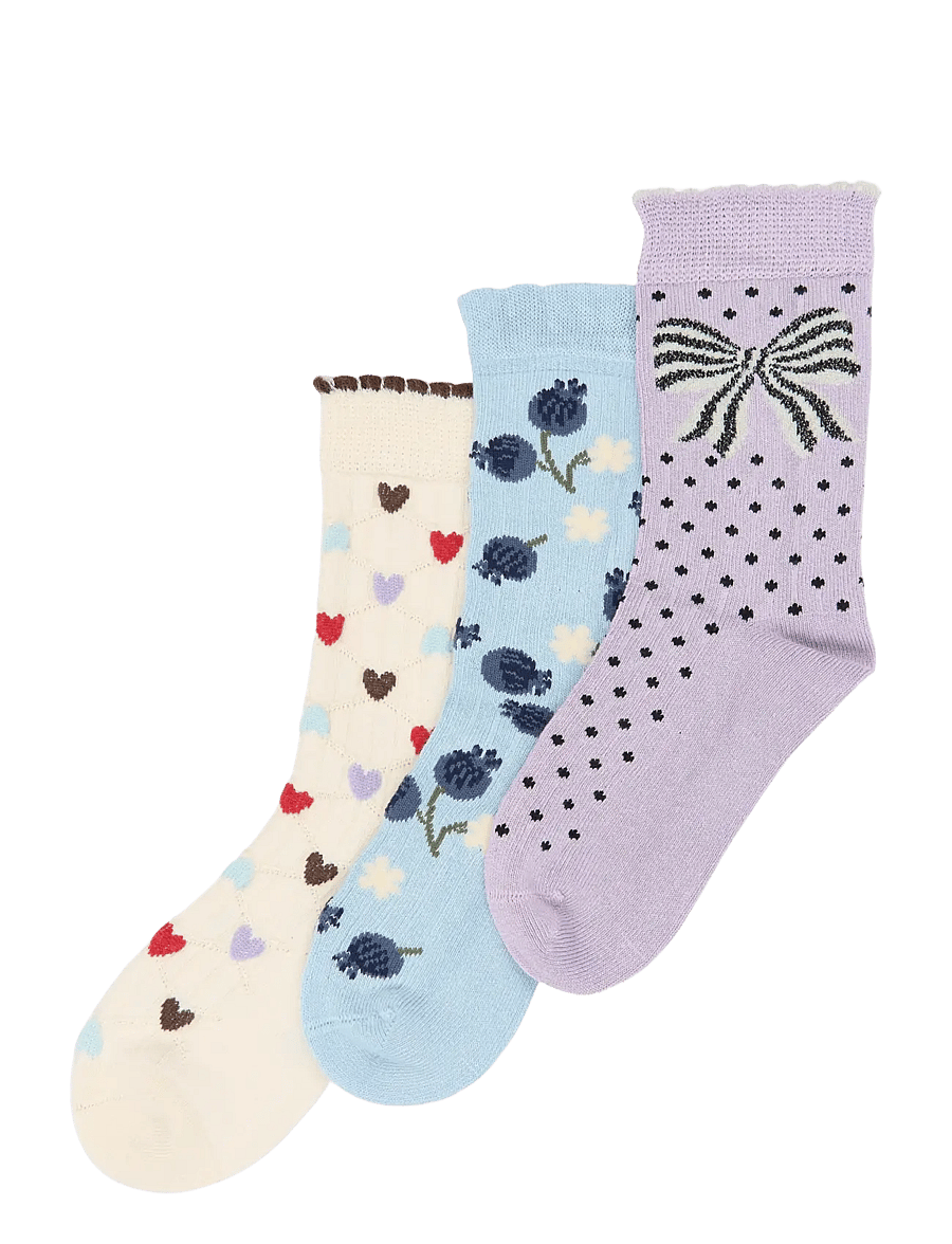 minipop - MPopMarri Bamboo Socks 3-pack - strümpfe - petal pink - 0