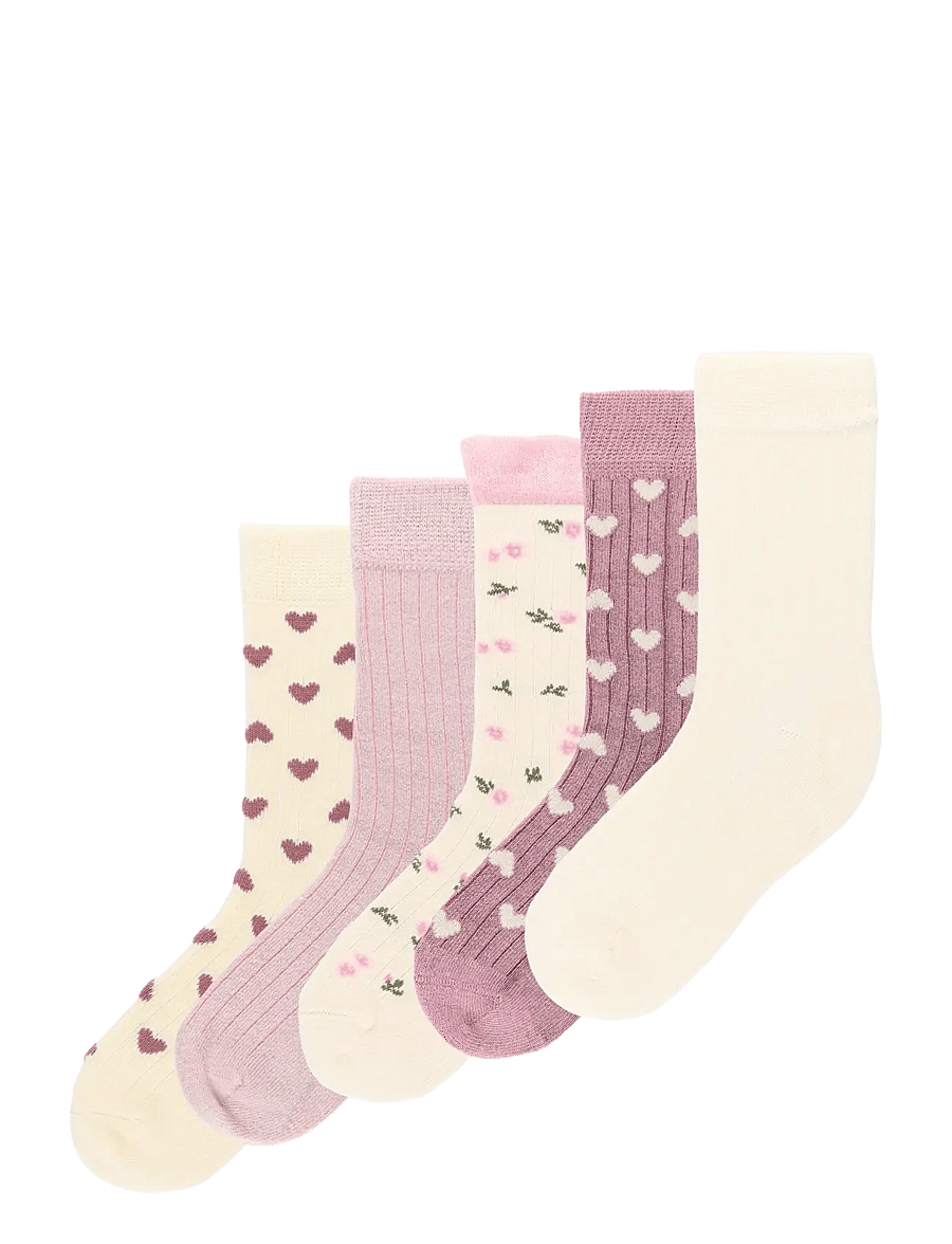 minipop - MPopMabelle Bamboo Socks 5-pack - baby-socken - pale pink - 0