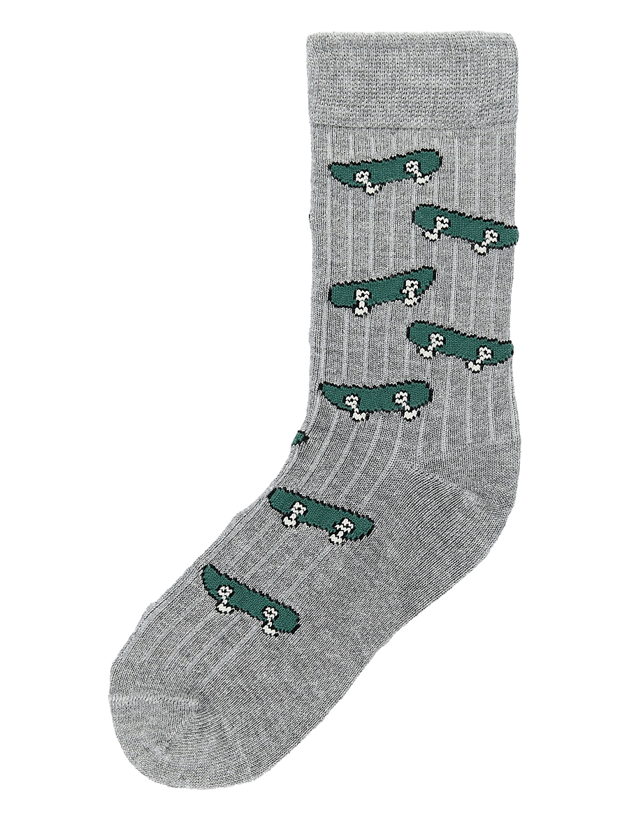 minipop - MPopMorgan Bamboo Socks 5-pack - strümpfe - grey melange - 1