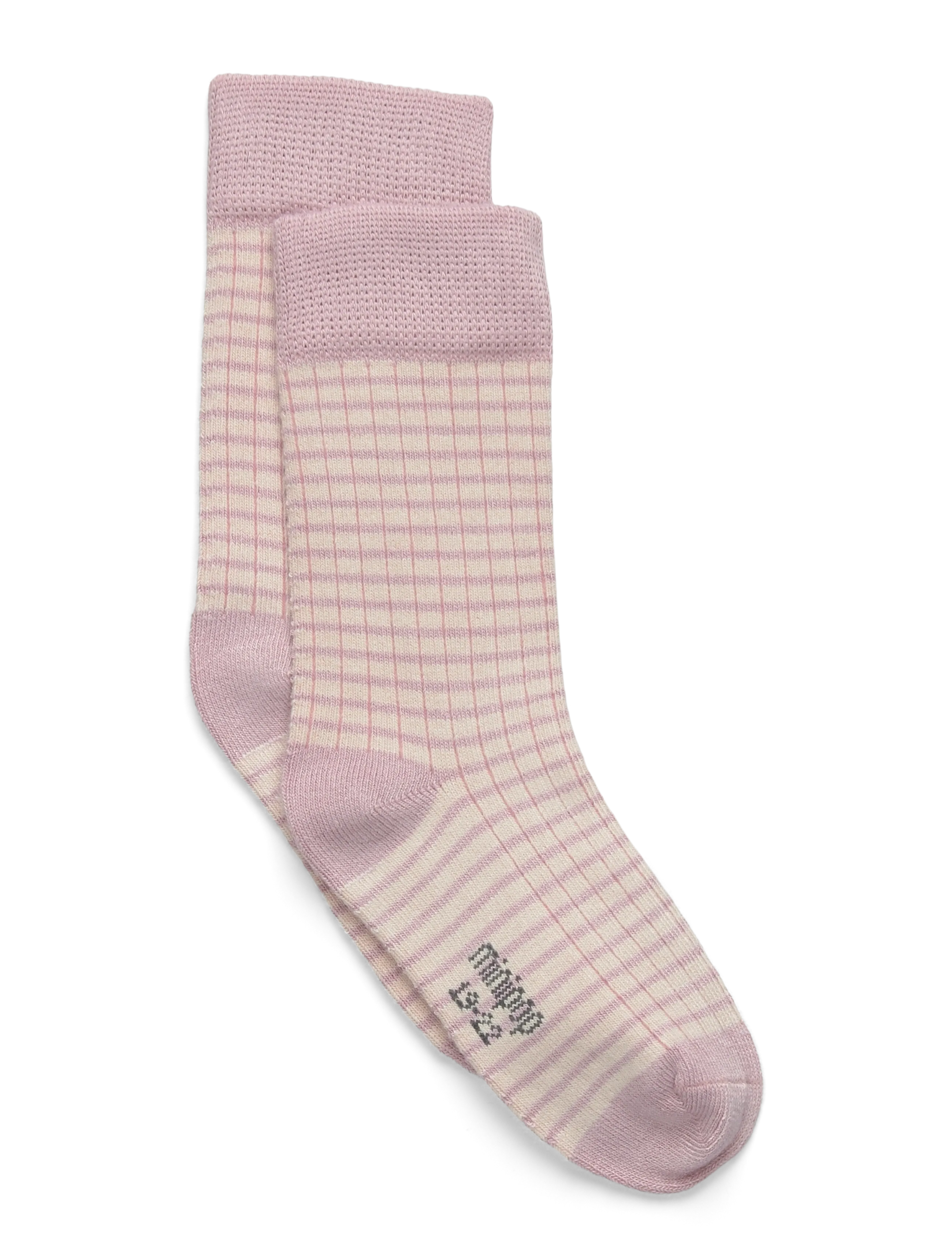 minipop MiniPop® Bamboo Socks Thin Stripe - Kläder - ROSE / pink/rose
