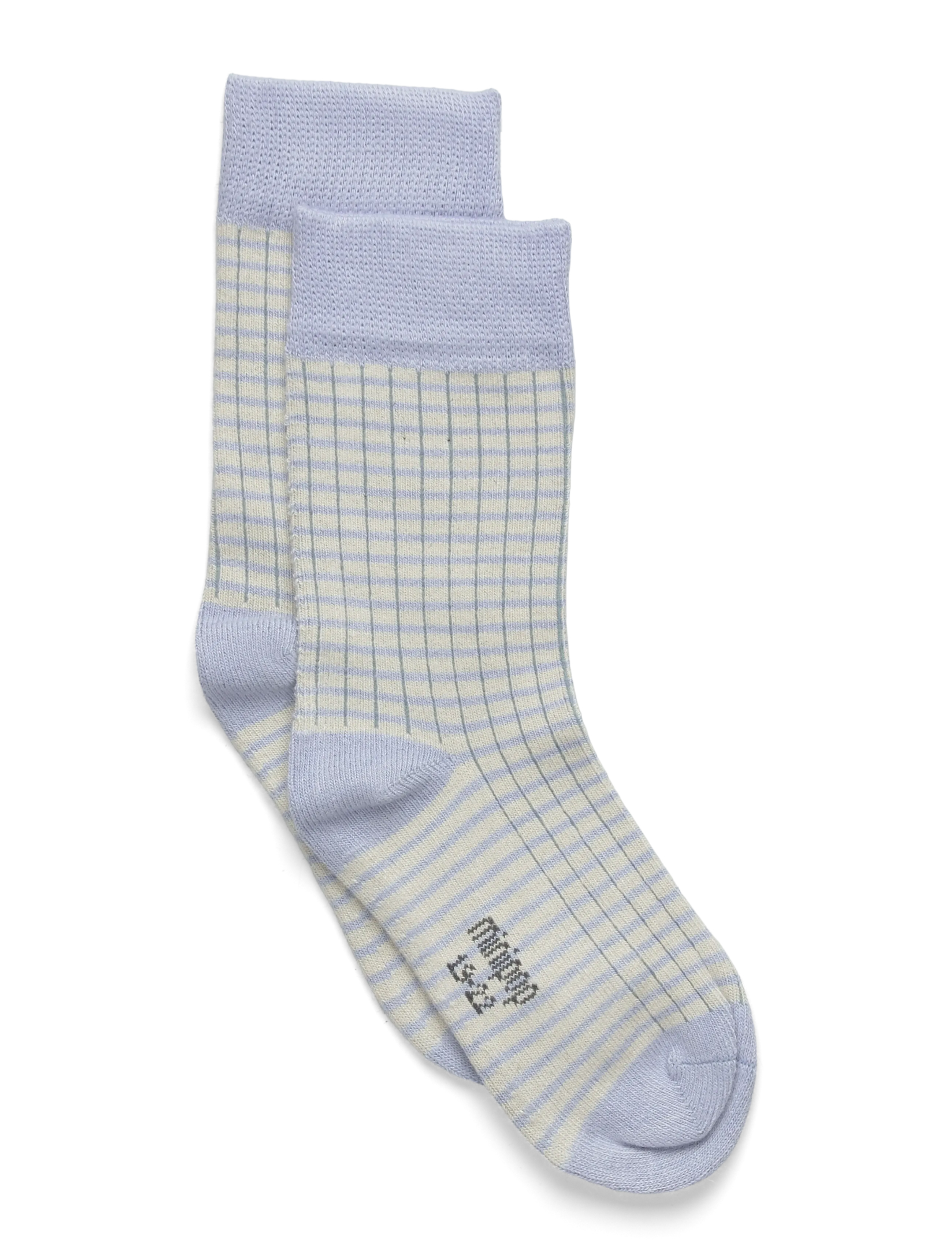 MiniPop® Bamboo Socks Thin Stripe - SPRING BLUE