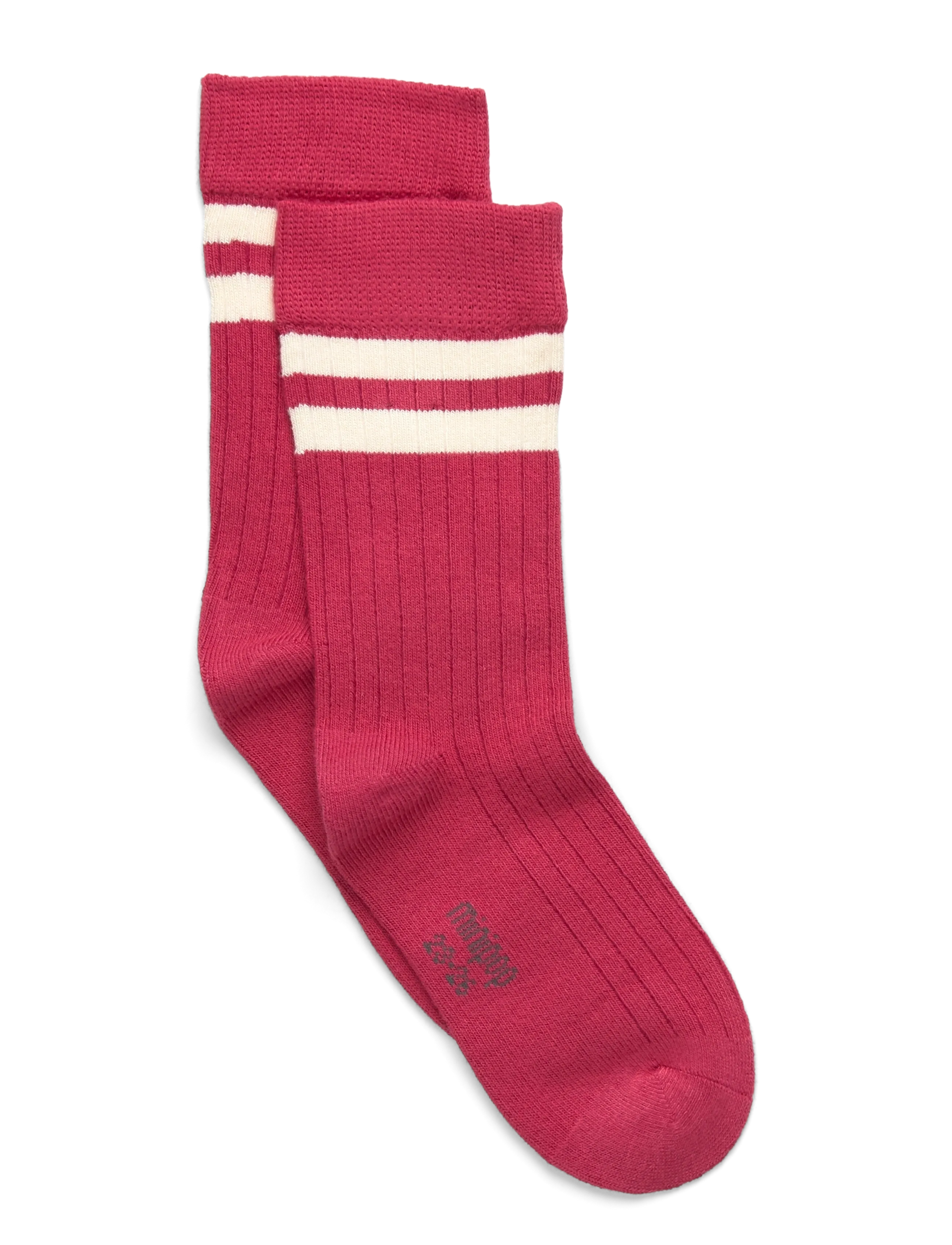 MiniPop® Bamboo Socks Sport - CHILI PEPPER/OFF WHITE