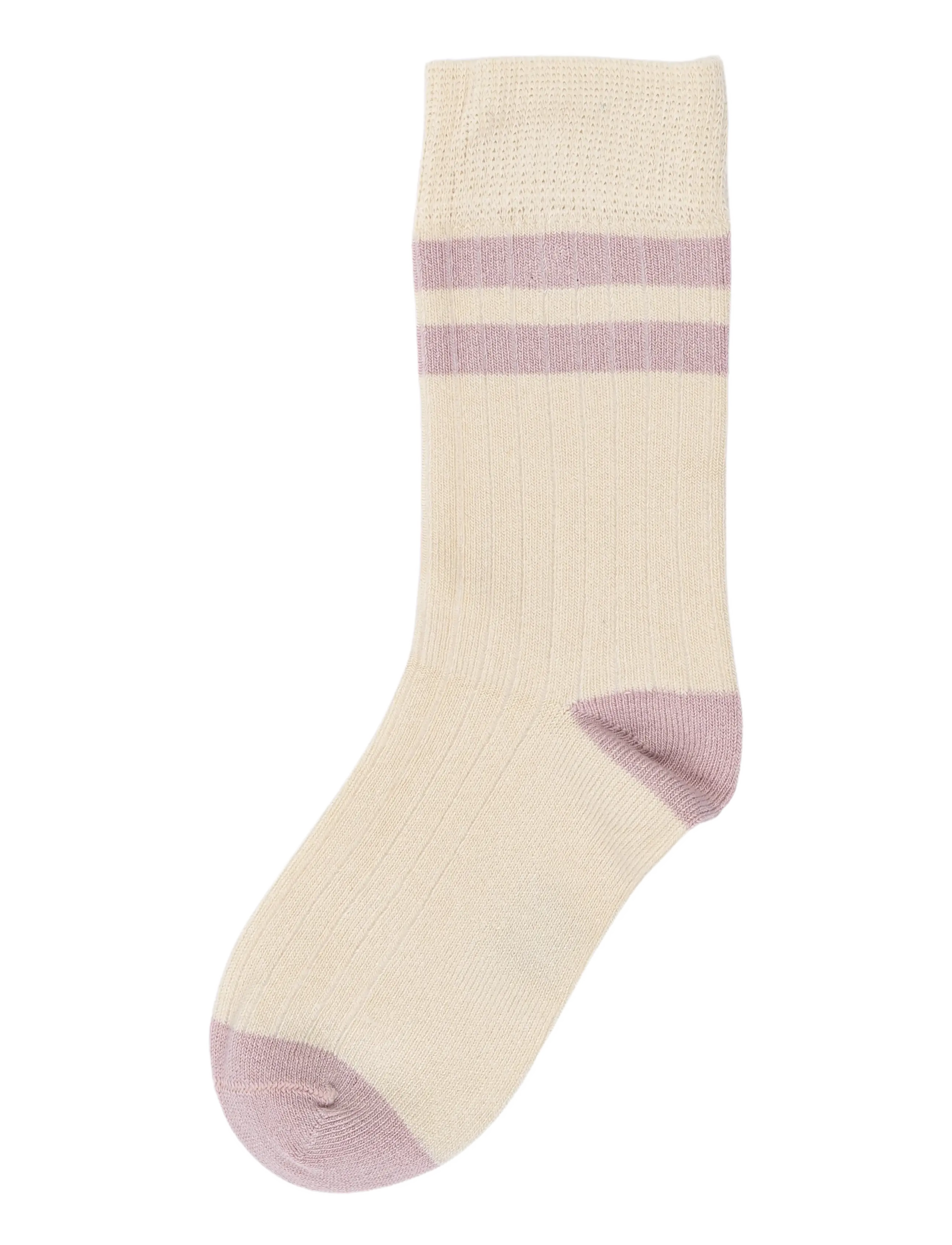 minipop MPopMarg Bamboo Sock - Socken & Strumpfhosen - OFF WHITE/ROSE / cream