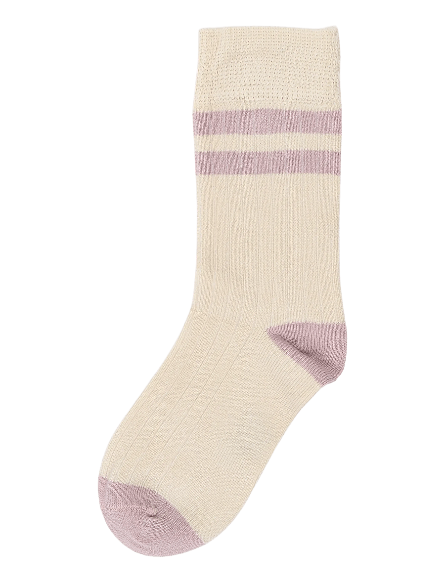 minipop - MPopMarg Bamboo Sock - strümpfe - off white/rose - 0