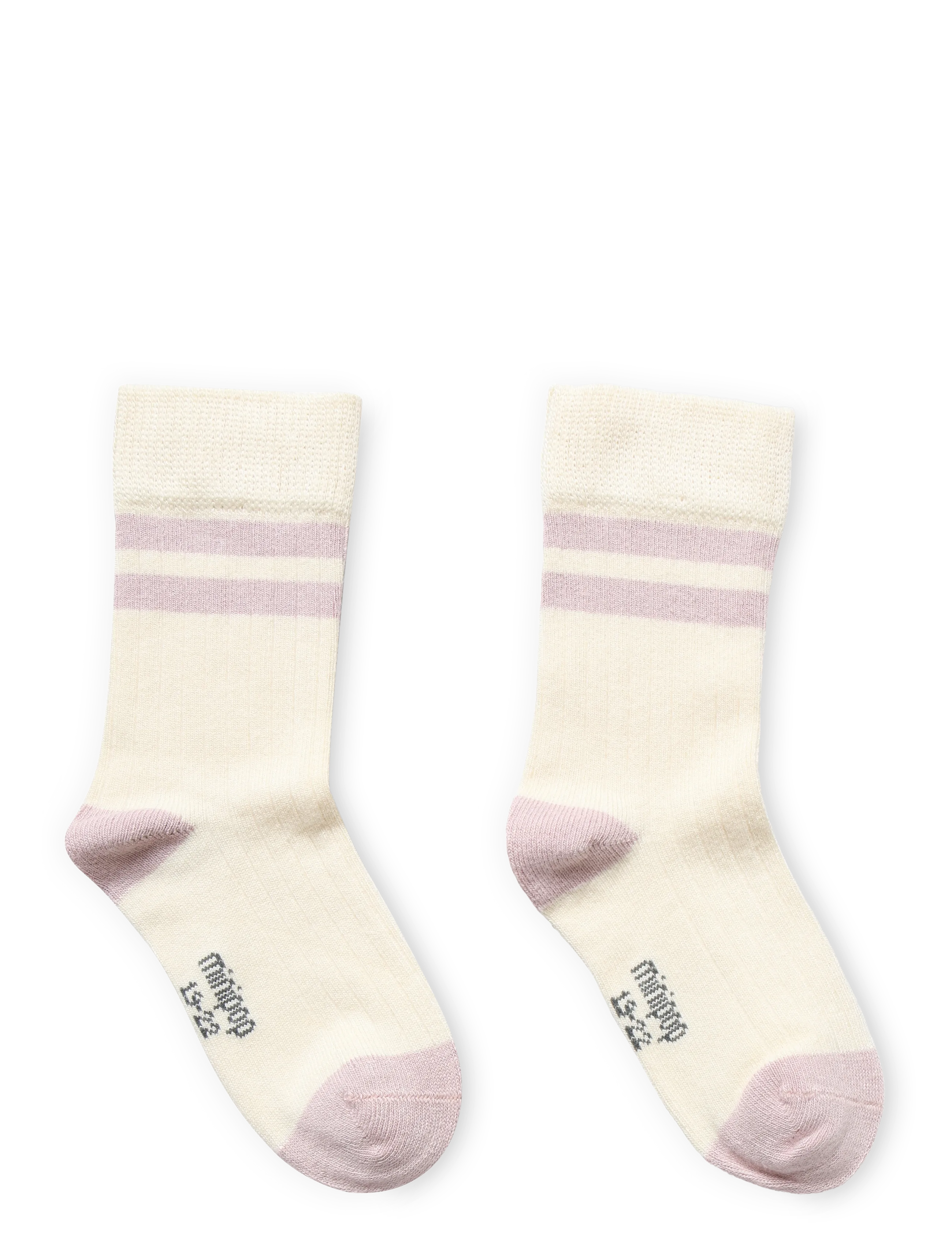 minipop - MPopMarg Bamboo Sock - strümpfe - off white/rose - 1