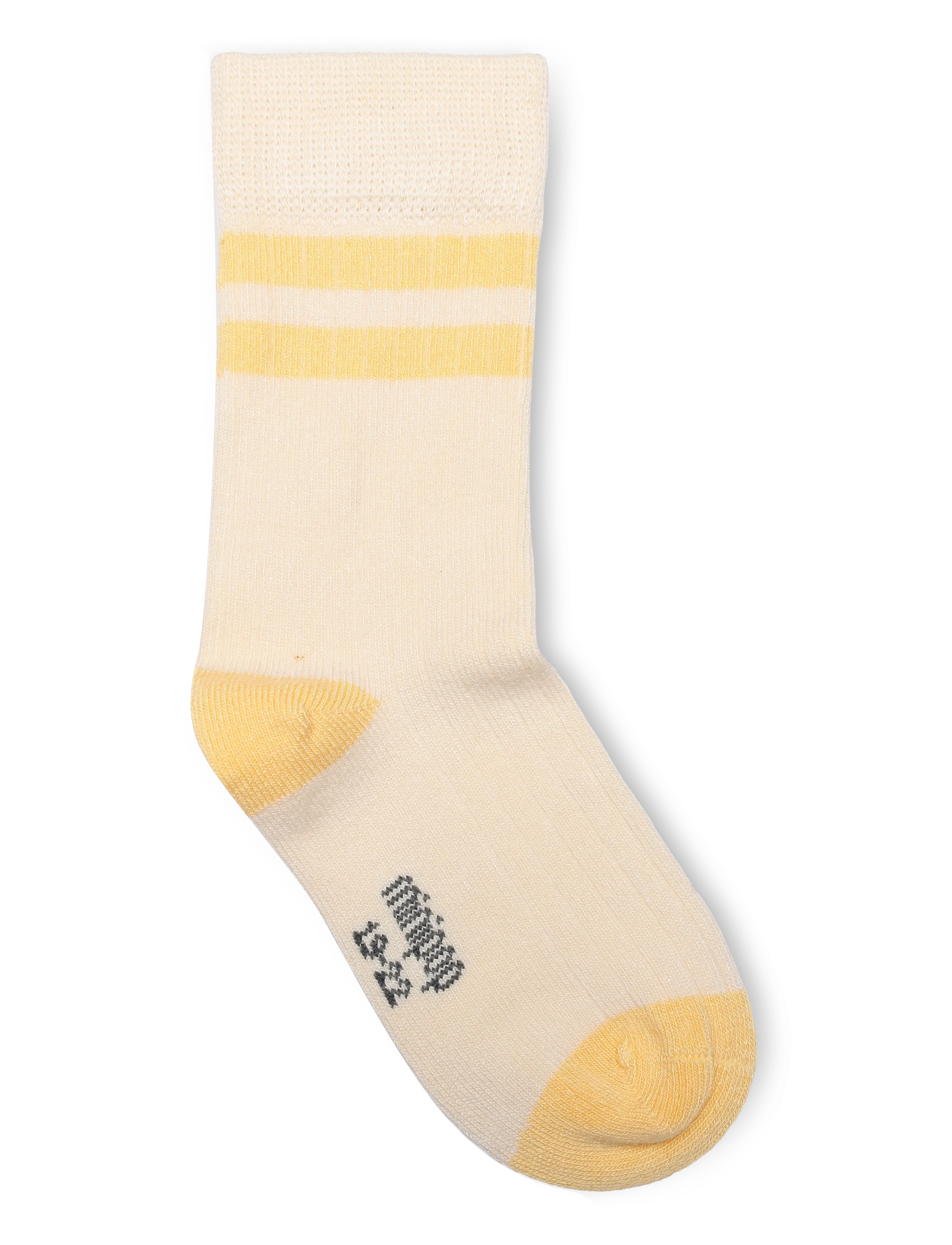 minipop - MPopMarg Bamboo Sock - strümpfe - off white/yellow sun - 1