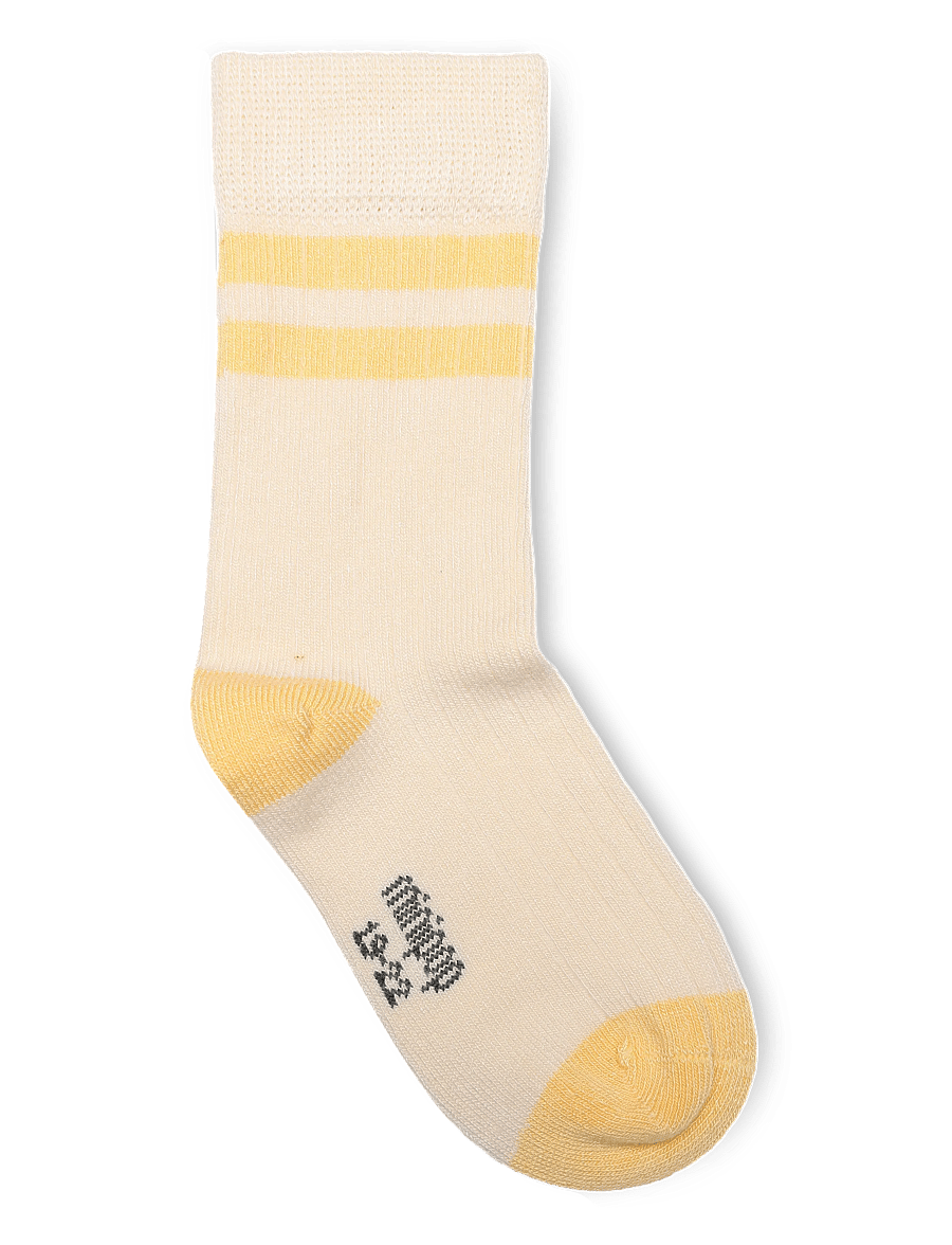 minipop - MPopMarg Bamboo Sock - strümpfe - off white/yellow sun - 1