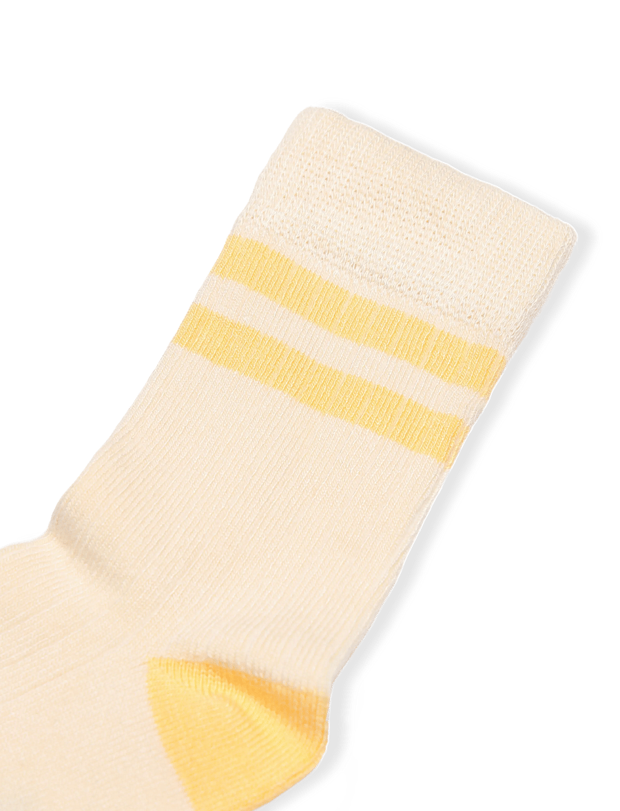 minipop - MPopMarg Bamboo Sock - strümpfe - off white/yellow sun - 2