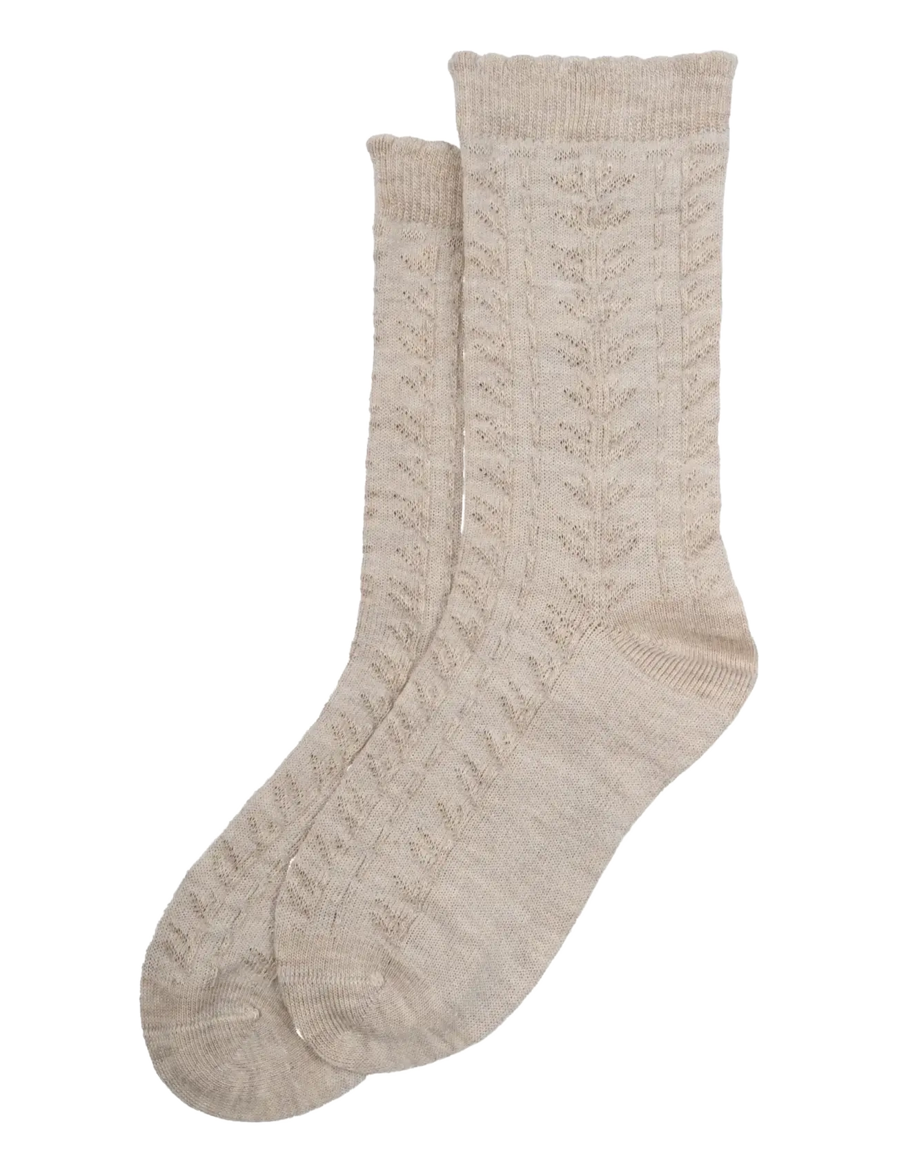 minipop MiniPop Bamboo Socks Pattern - Strumpor - OFF WHITE MELANGE / beige