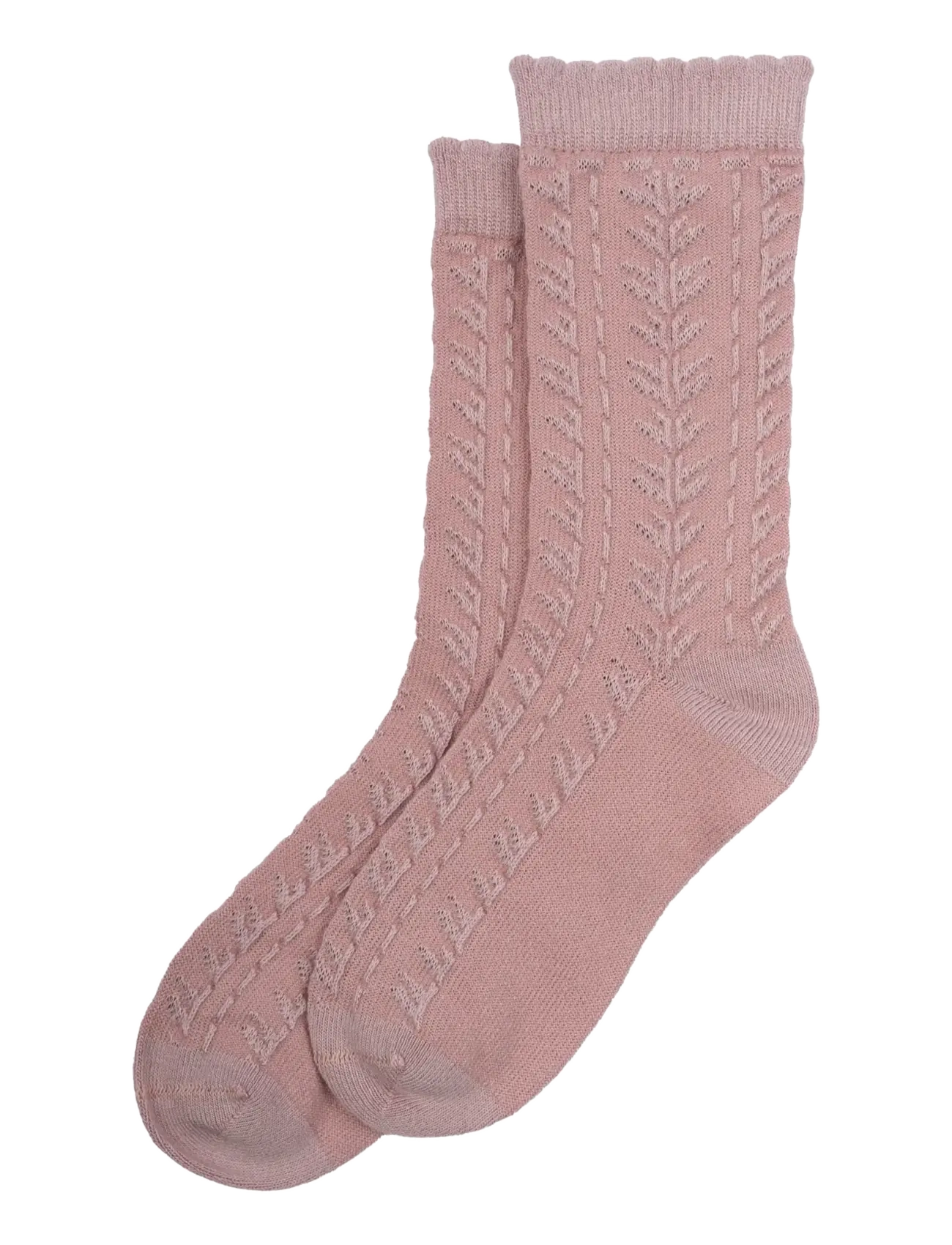 minipop MiniPop Bamboo Socks Pattern - Riided - ROSE MELANGE / pink/rose