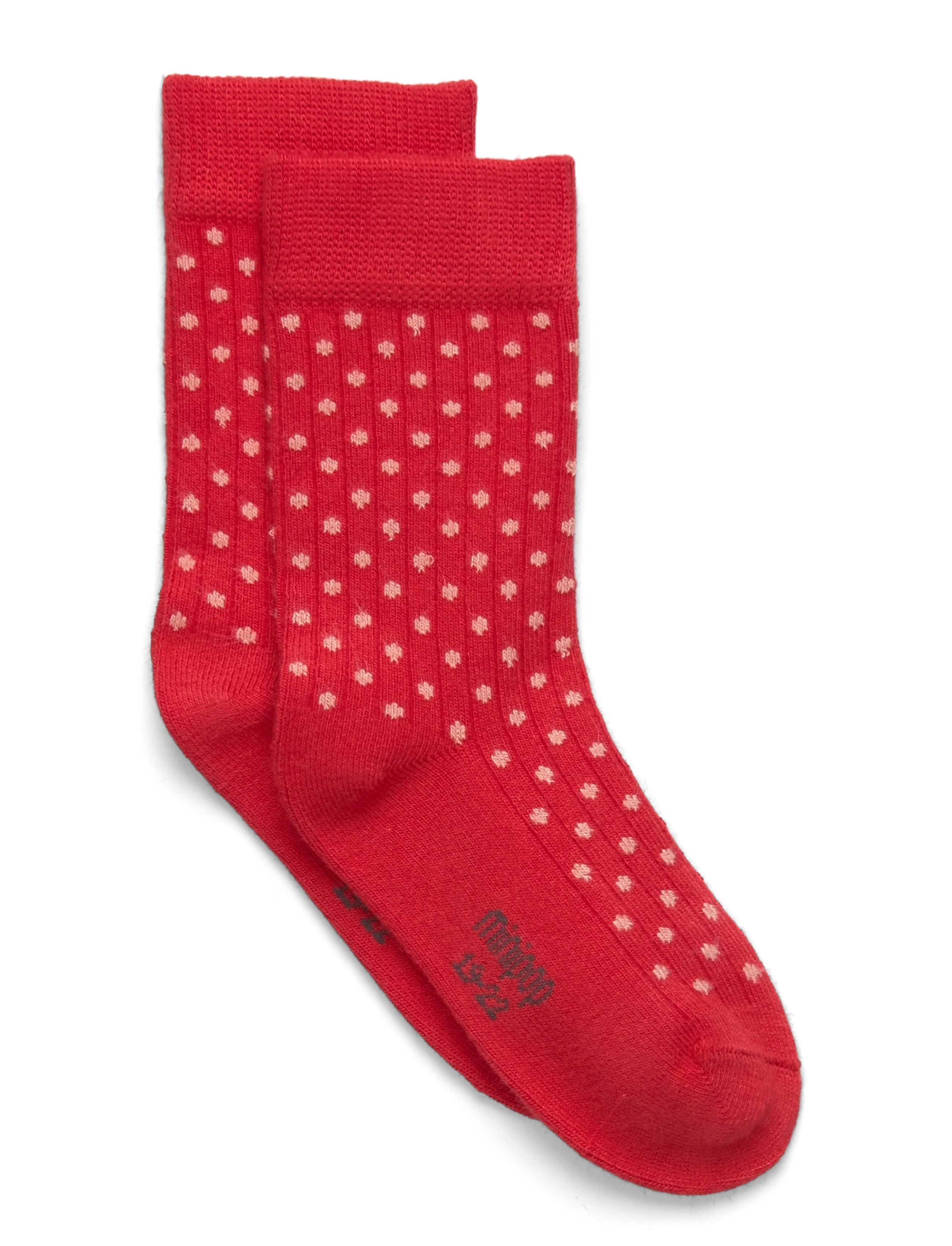 MINIPOP Minipop Bamboo Socken Dots Rot - 27/30Y - Kinder