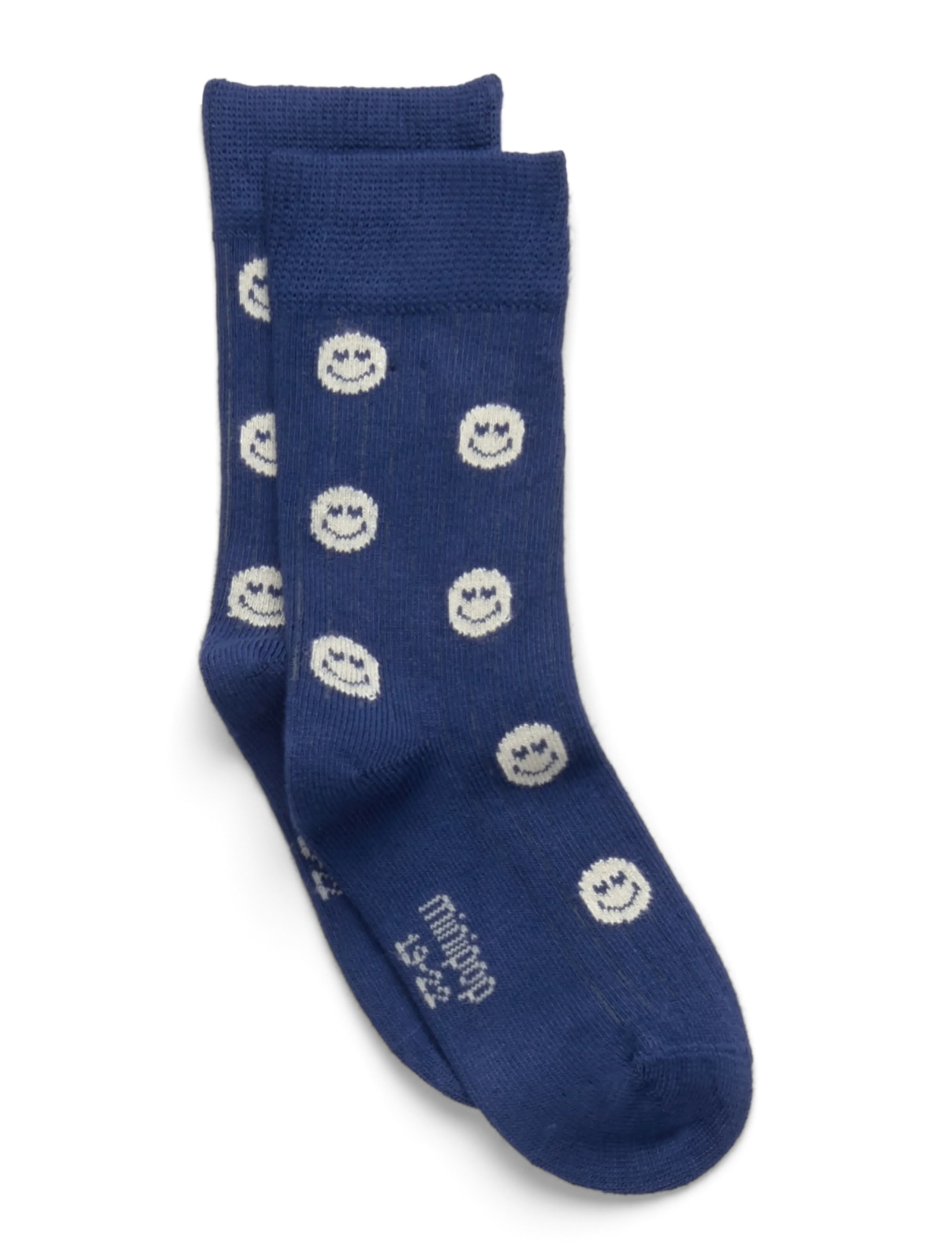 MINIPOP Minipop Bamboo Motif Socken Blau - 19/22 - Kinder