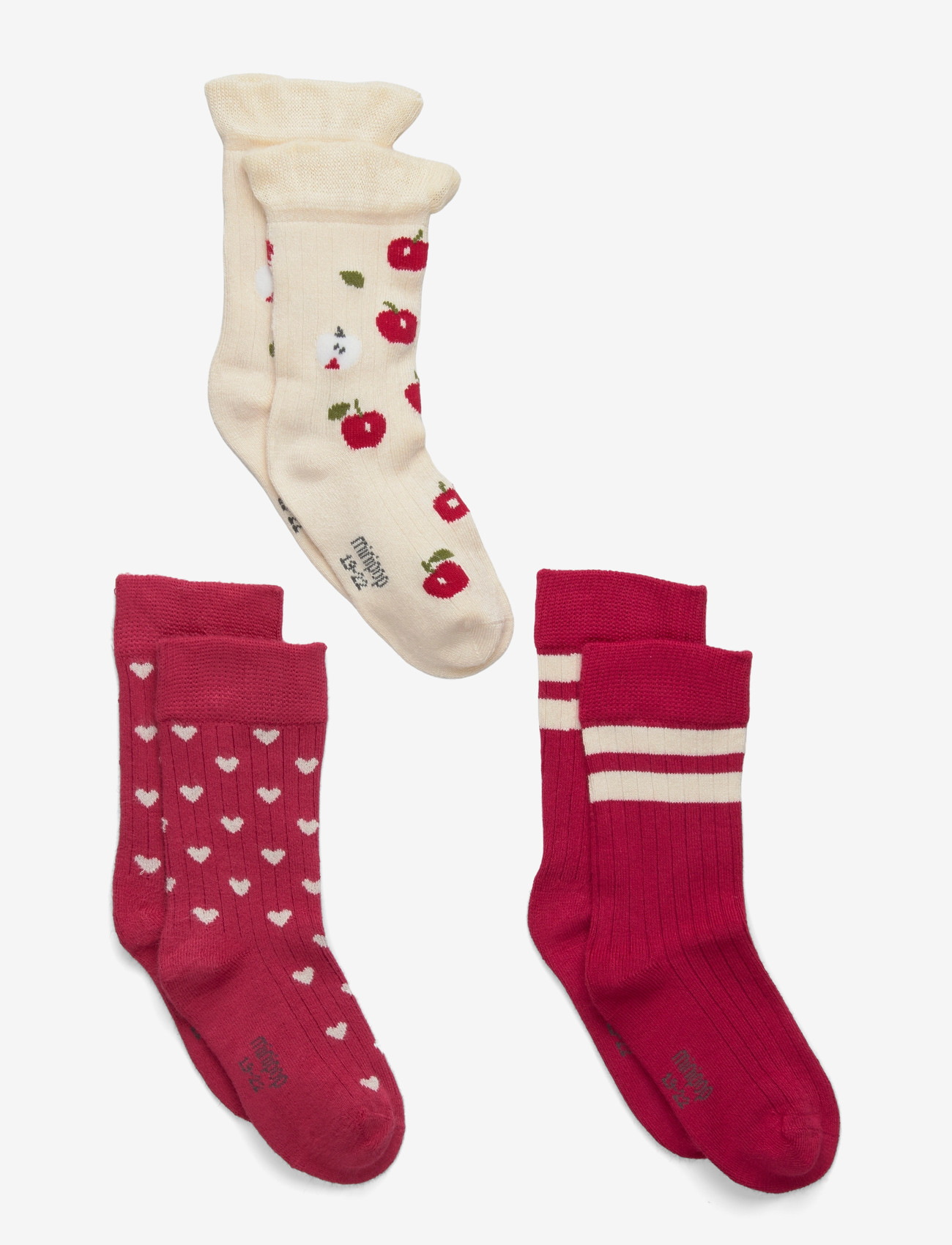 minipop - MiniPop® Season Bamboo Socks 3 Pcs - sokid - chili pepper - 0