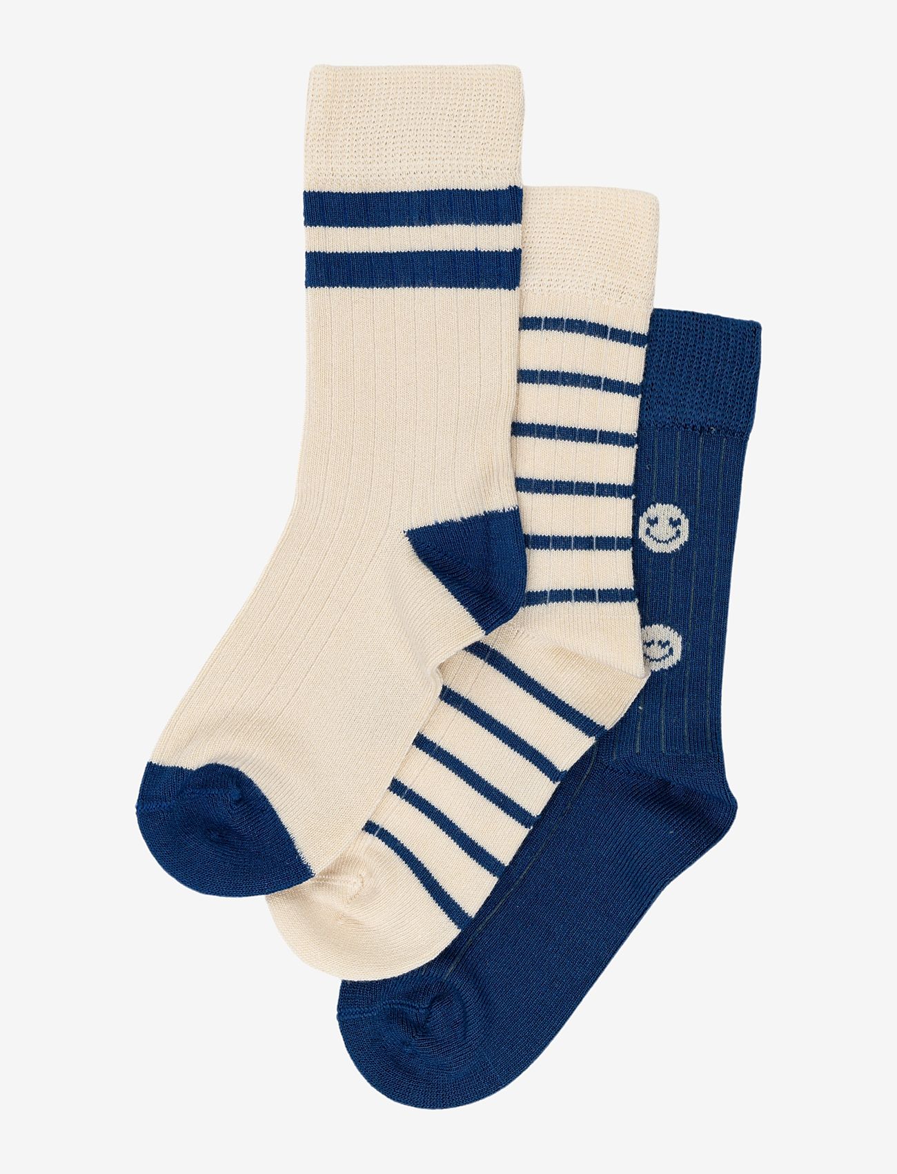 minipop - MiniPop® Season Bamboo Socks 3 Pcs - strømper - cobalt mix - 0