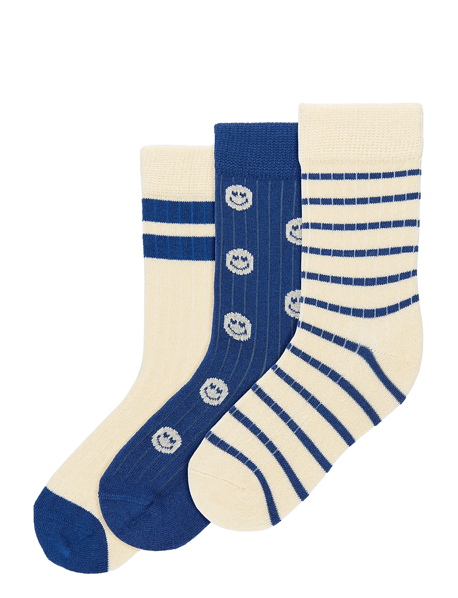 minipop - MiniPop Season Bamboo Socks 3 Pcs - strümpfe - cobalt mix - 0