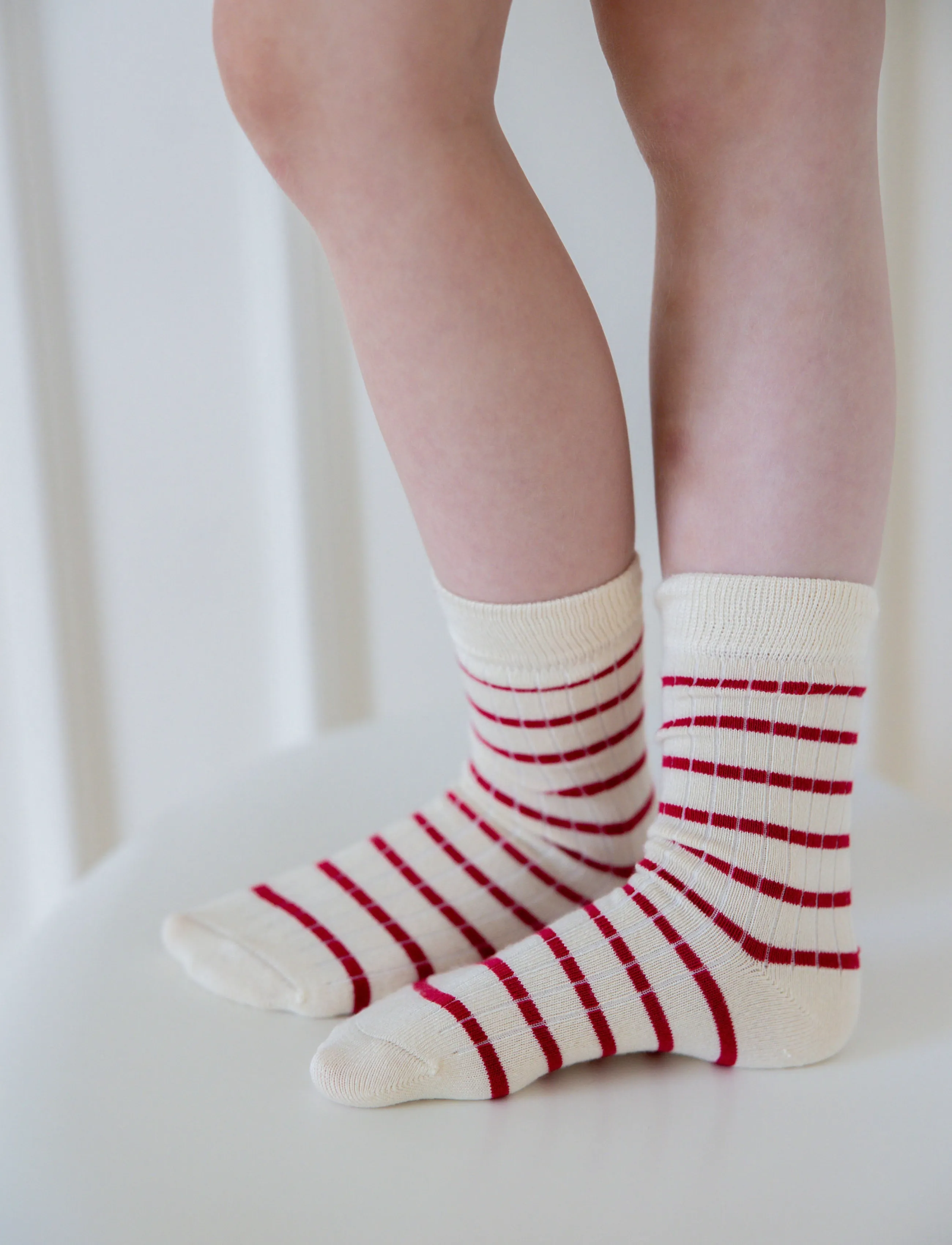 minipop Noos Bamboo Socks 3 Pcs, Børn, Multipakke Strømper, Rød, Str: 19/22