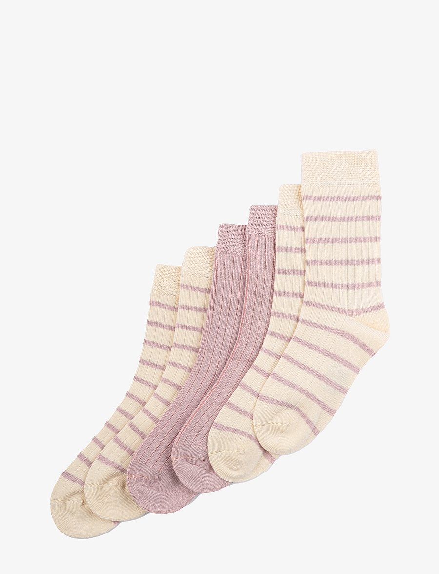 minipop - MiniPop Noos Bamboo Socks 3 Pcs - strümpfe - rose - 0