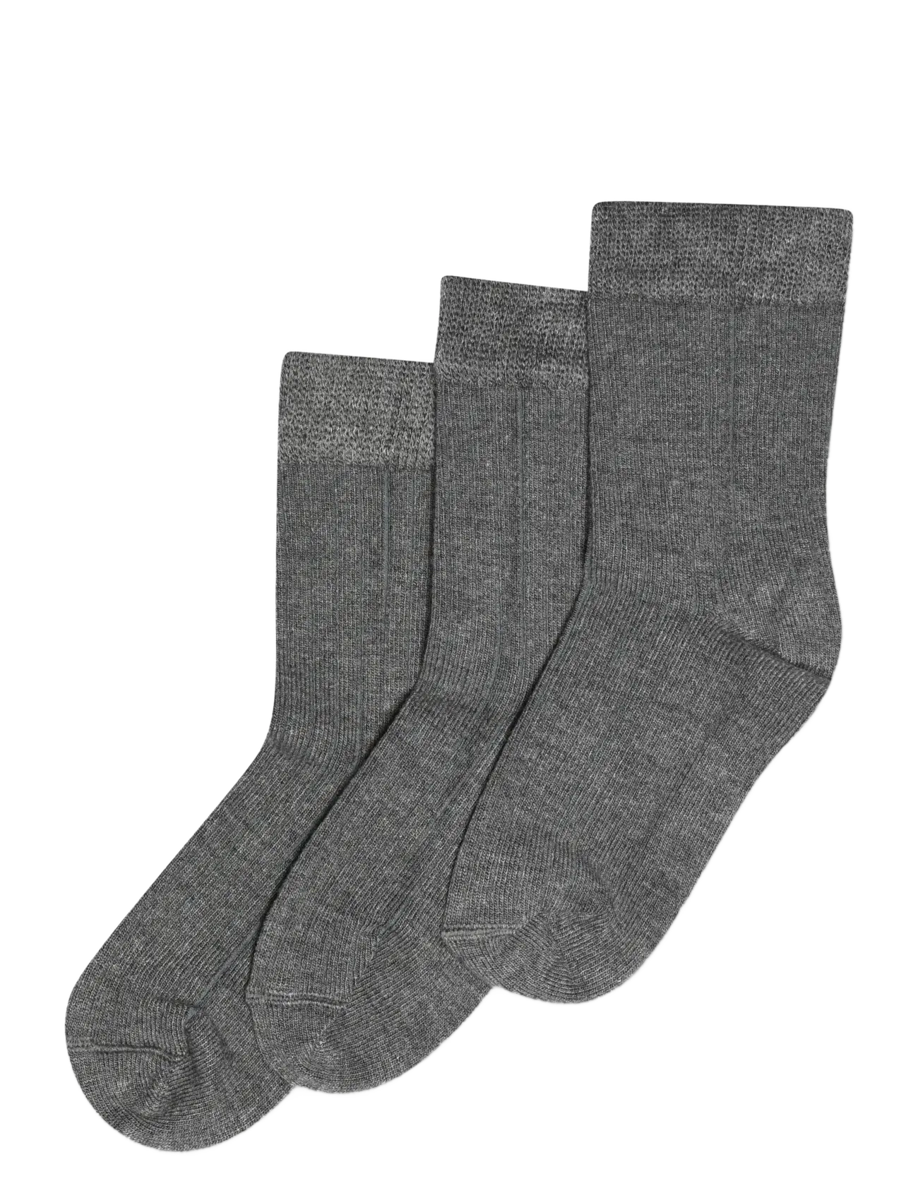 minipop Noos Bamboo Socks 3 Pcs, Børn, Multipakke Strømper, Grå, Str: 27/30Y