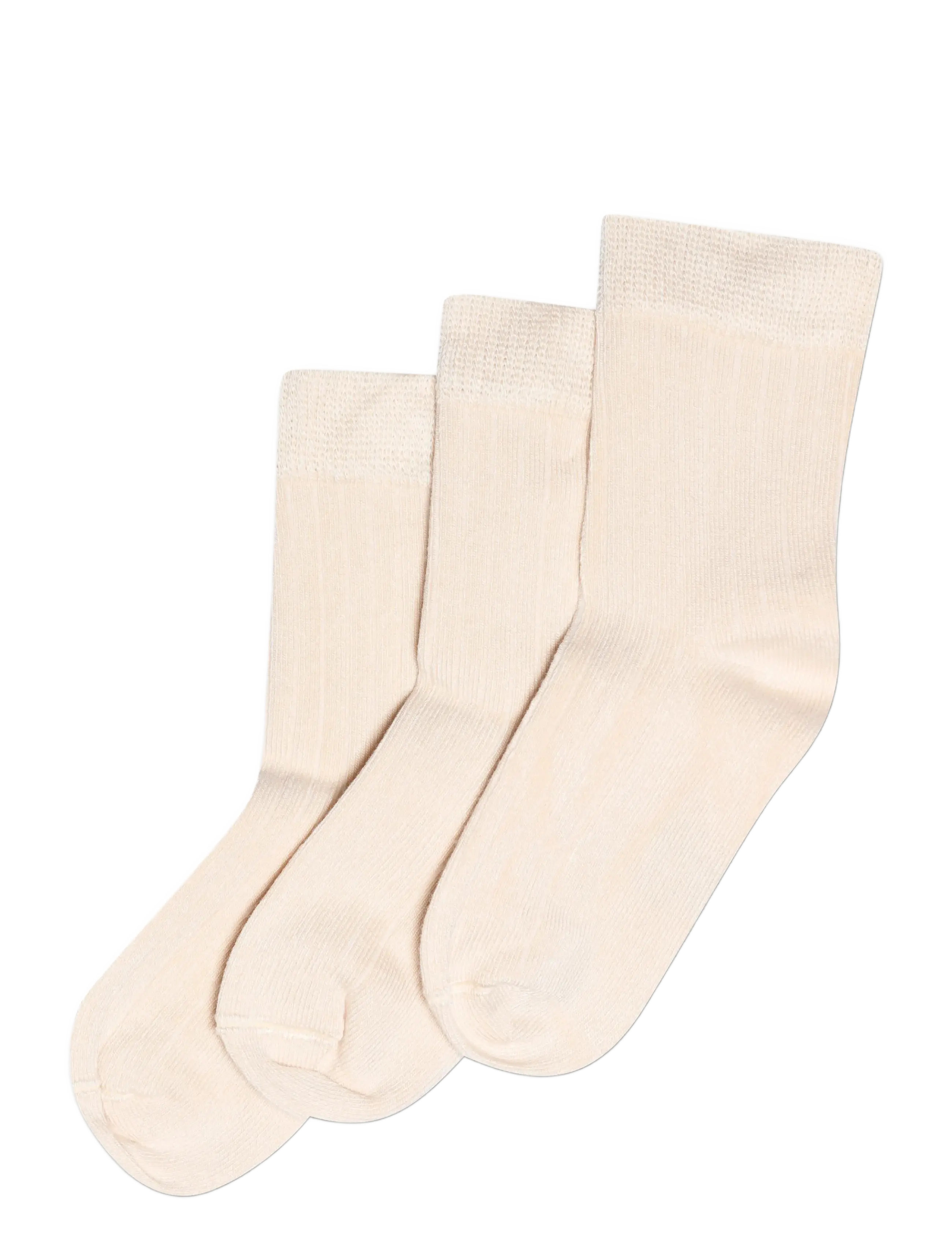minipop MiniPop Noos Bamboo Socks 3 Pcs - Riided - OFF WHITE / cream