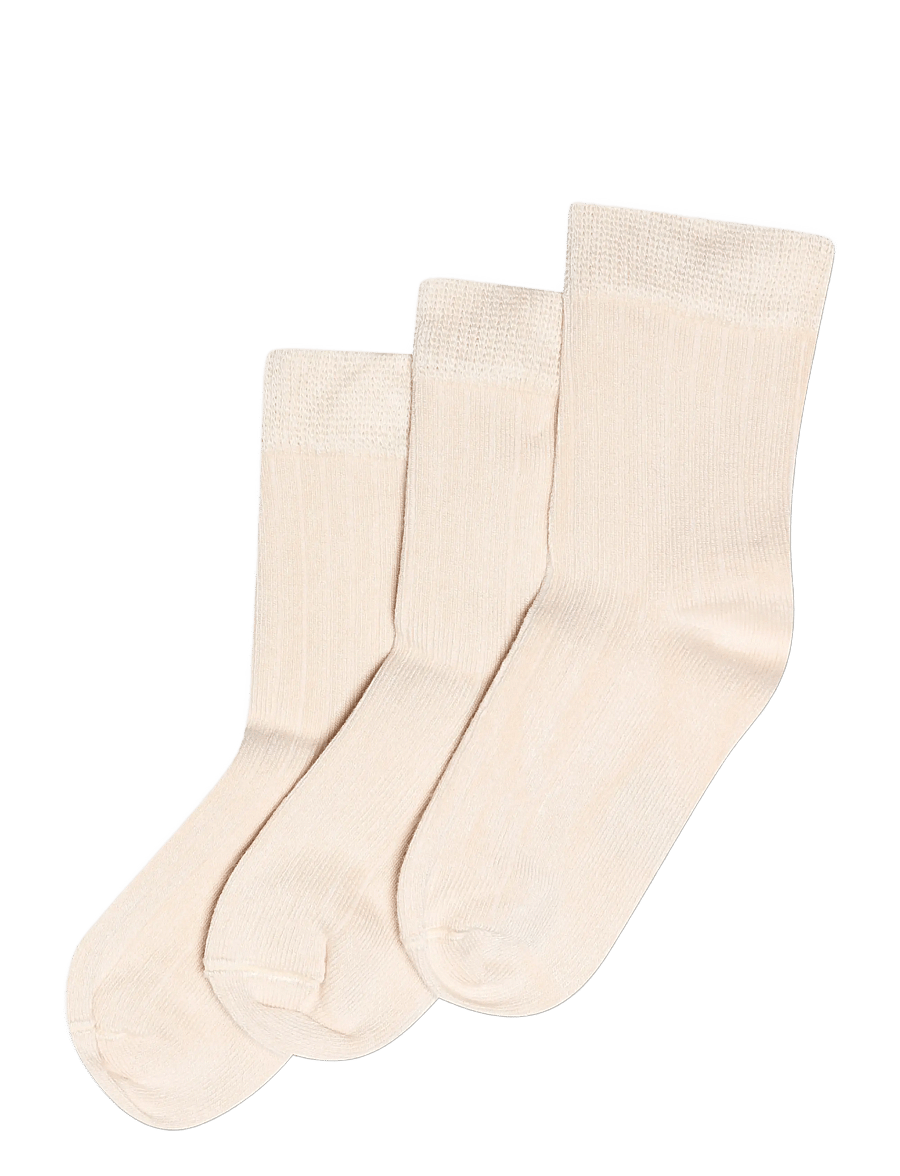 minipop - MiniPop Noos Bamboo Socks 3 Pcs - strümpfe - off white - 0