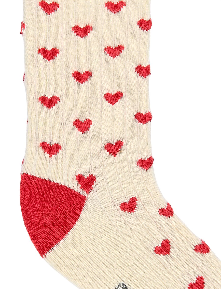 minipop - MiniPop Bamboo Heart Socks - strümpfe - bright red - 2