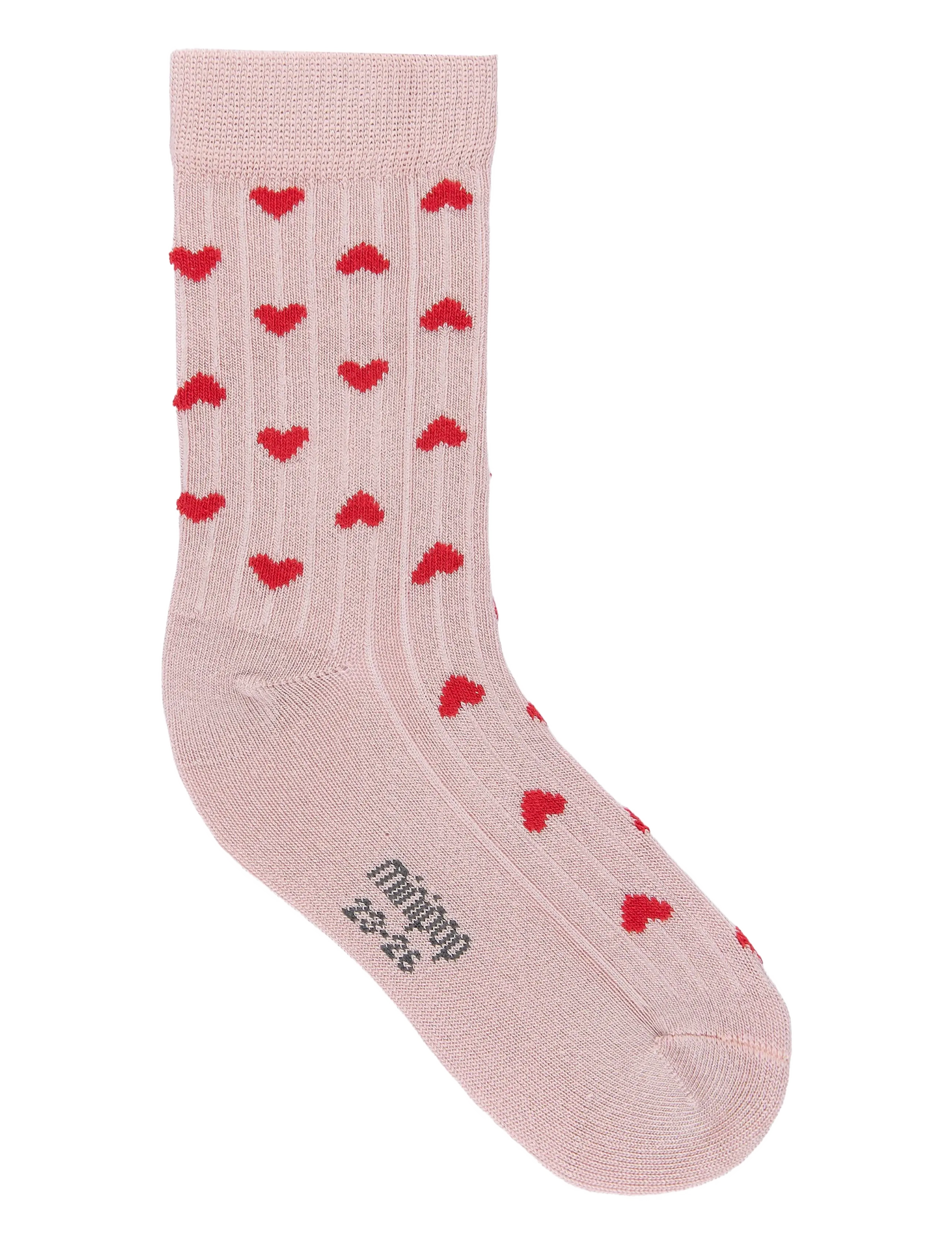 minipop - MiniPop Bamboo Heart Socks - strümpfe - rose heart - 1