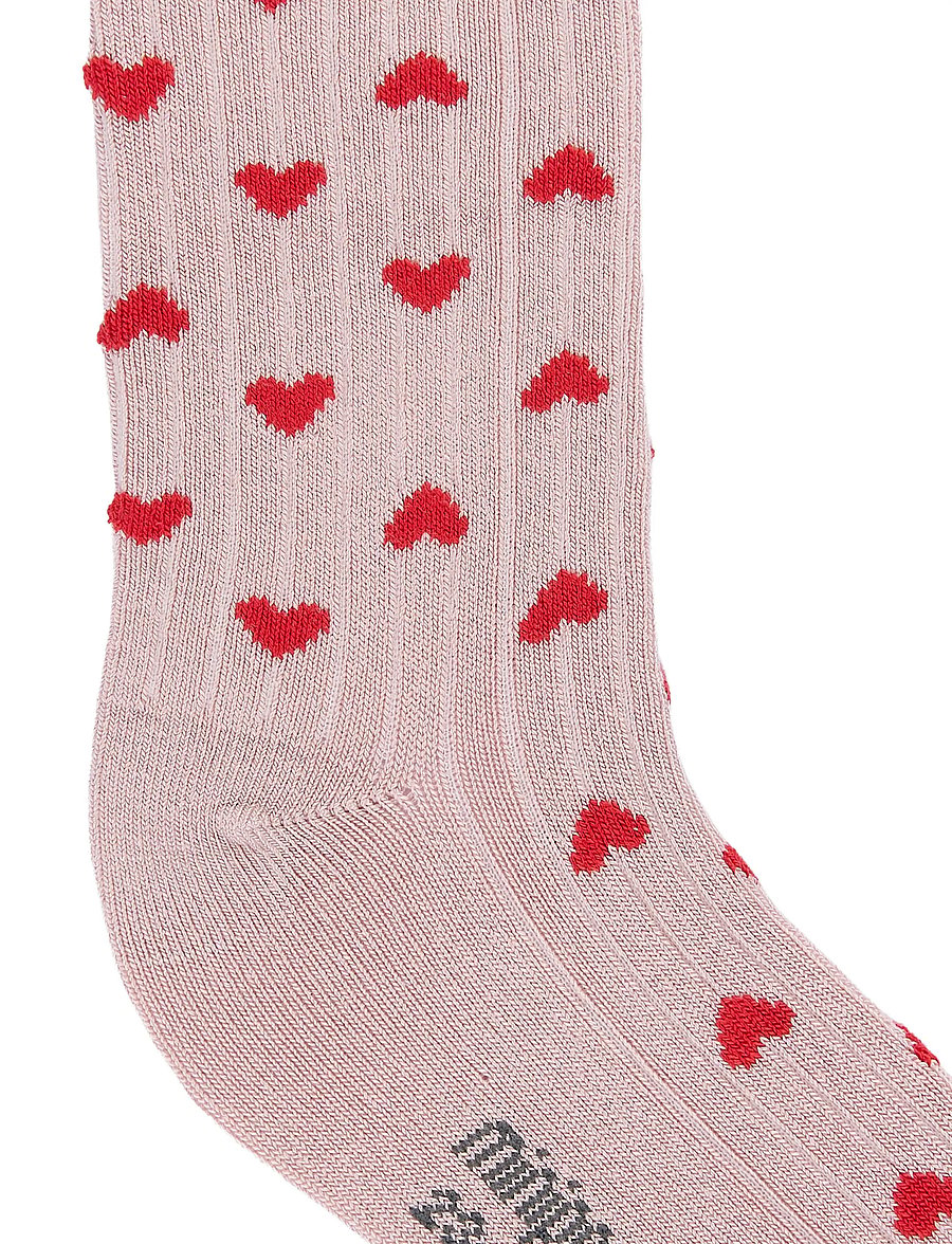 minipop - MiniPop Bamboo Heart Socks - strümpfe - rose heart - 2
