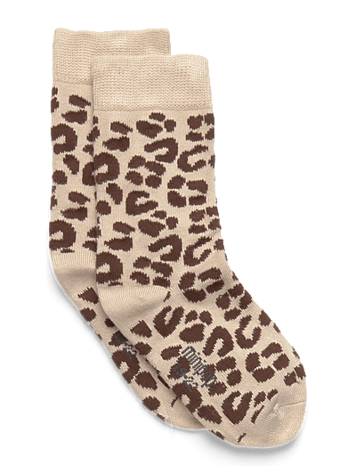 minipop MiniPop® Bamboo Wild Socks - Apģērbs - BROWN LEO / beige