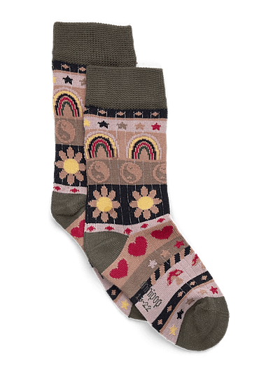 minipop MiniPop® Bamboo Mix Socks - Strumpor & Tights - FULL PATTERN / khaki/green
