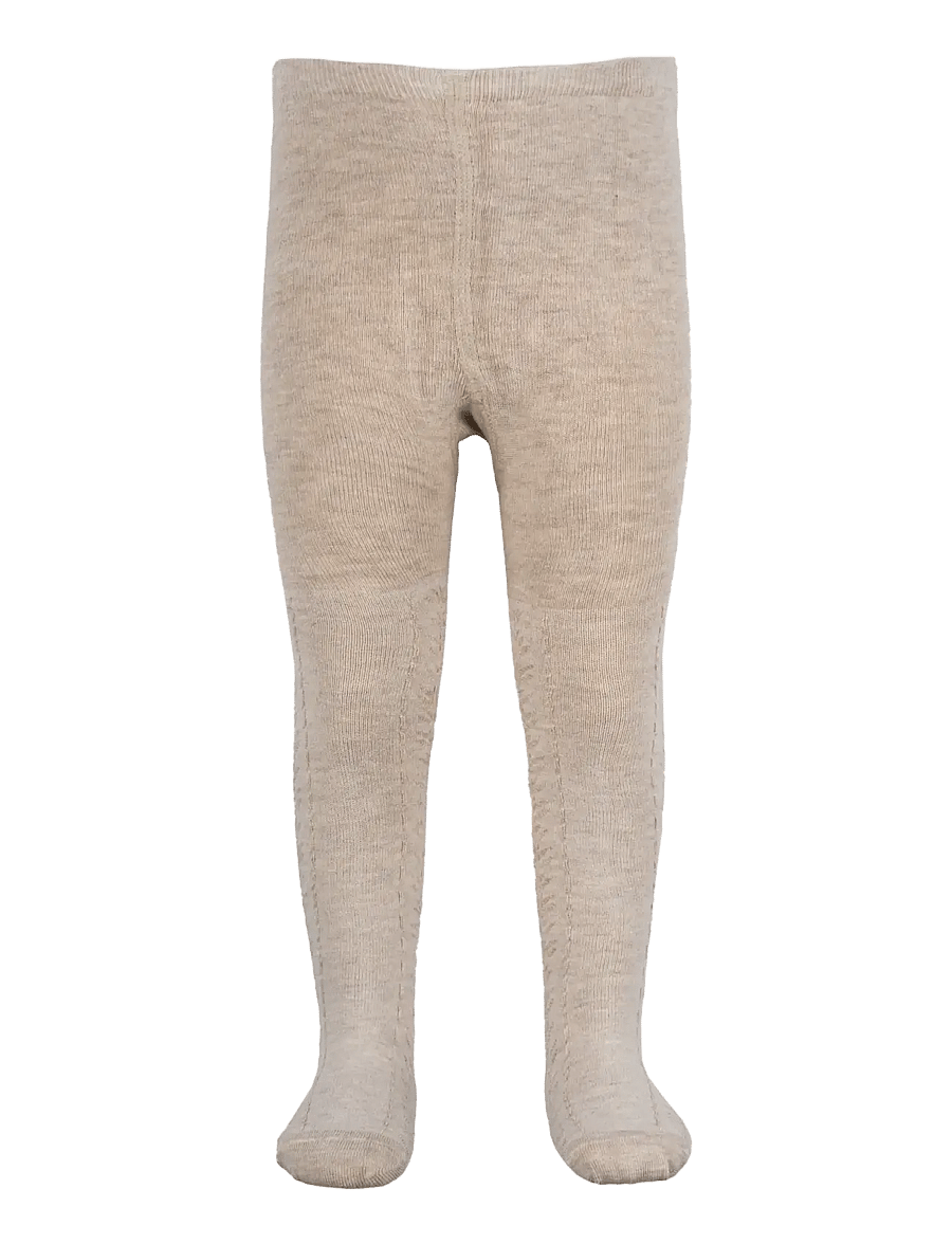 minipop - MiniPop Bamboo Tights - strumpbyxor - off white melange - 1