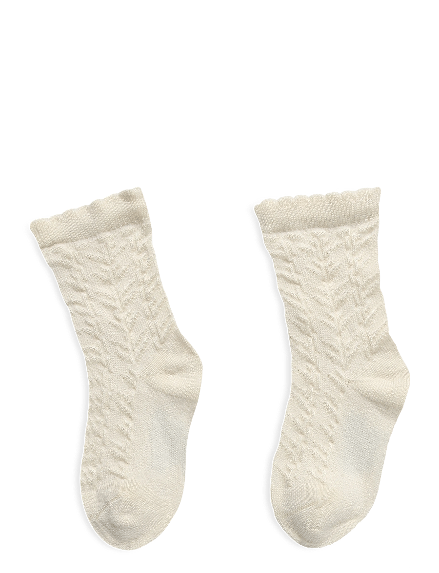 minipop - MPopMorse Bamboo Sock - baby-socken - off white - 0