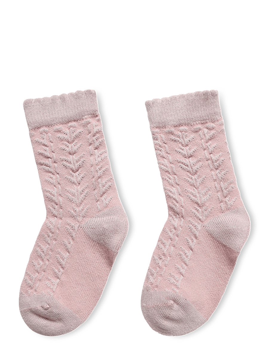 minipop - MPopMorse Bamboo Sock - bebisstrumpor - rose - 1