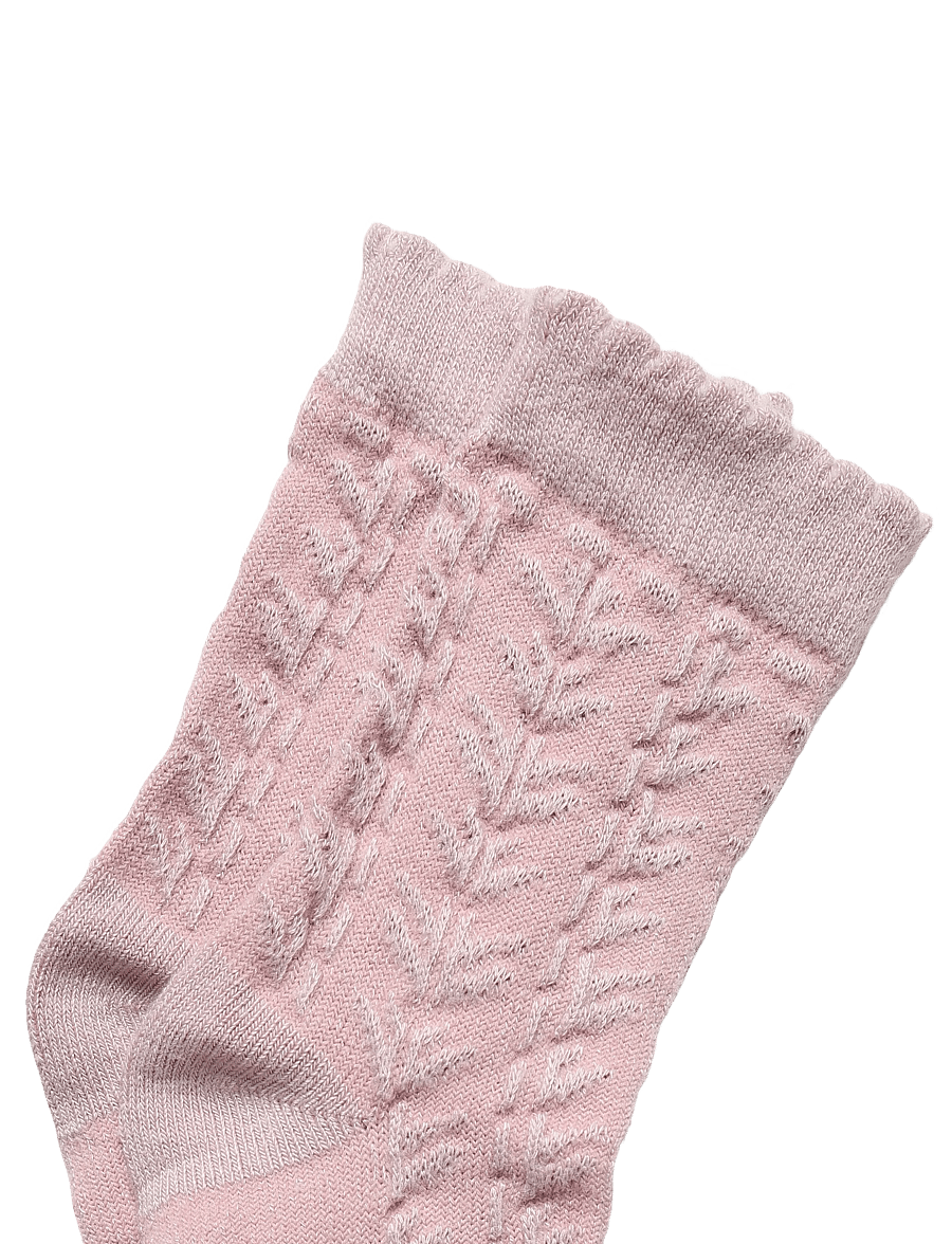 minipop - MPopMorse Bamboo Sock - bebisstrumpor - rose - 4