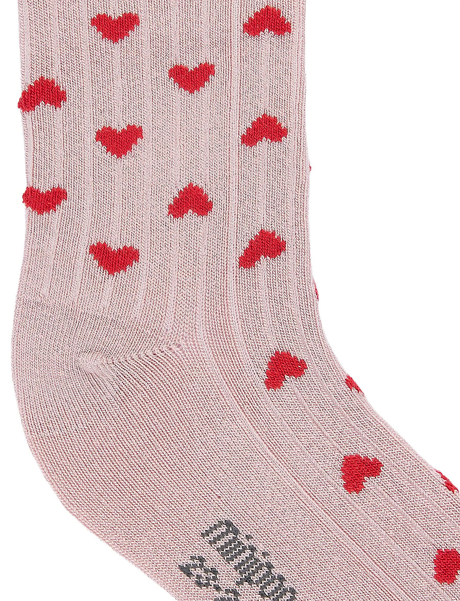minipop - Minipop Bamboo heart socks 3 pack - strümpfe - rose heart - 2