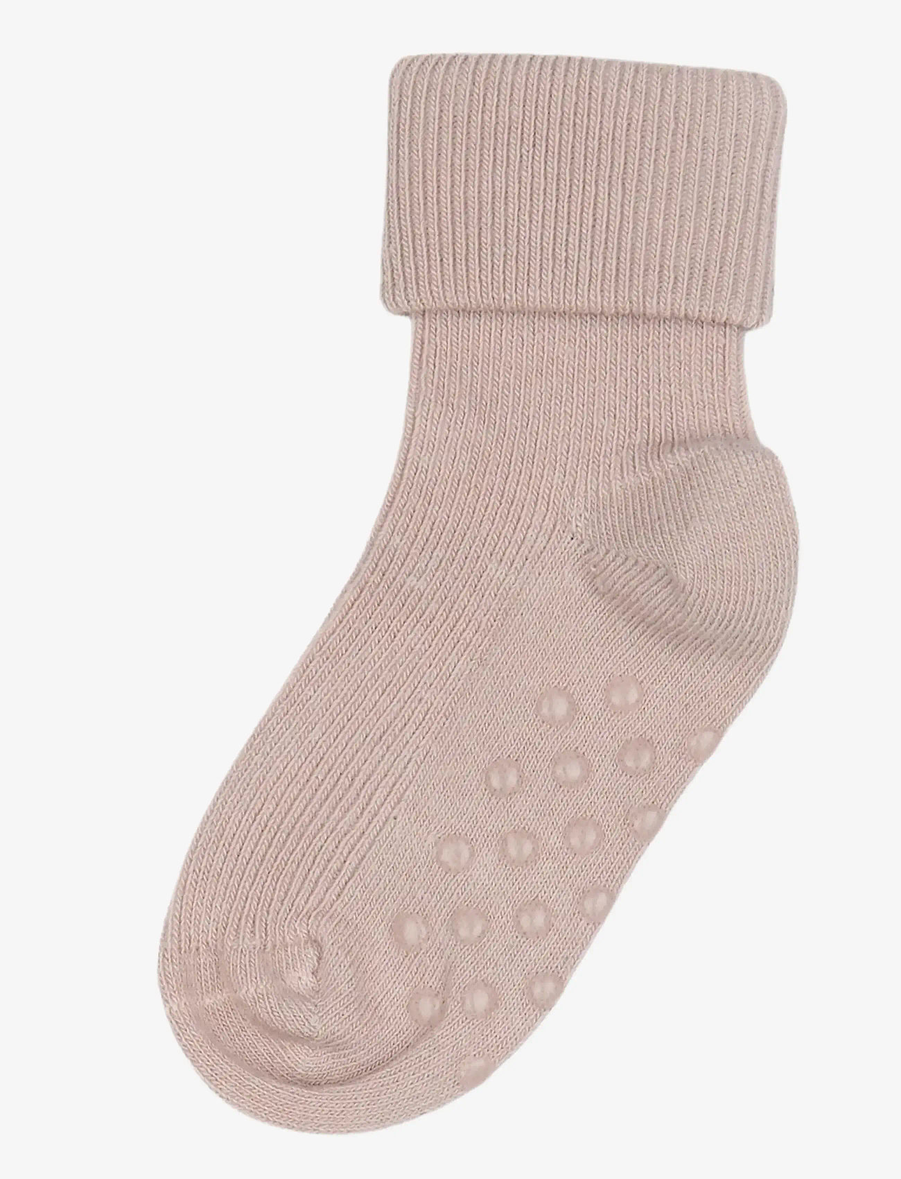 minipop - Minipop Bamboo Baby Non Slip - babysokker - rose - 1