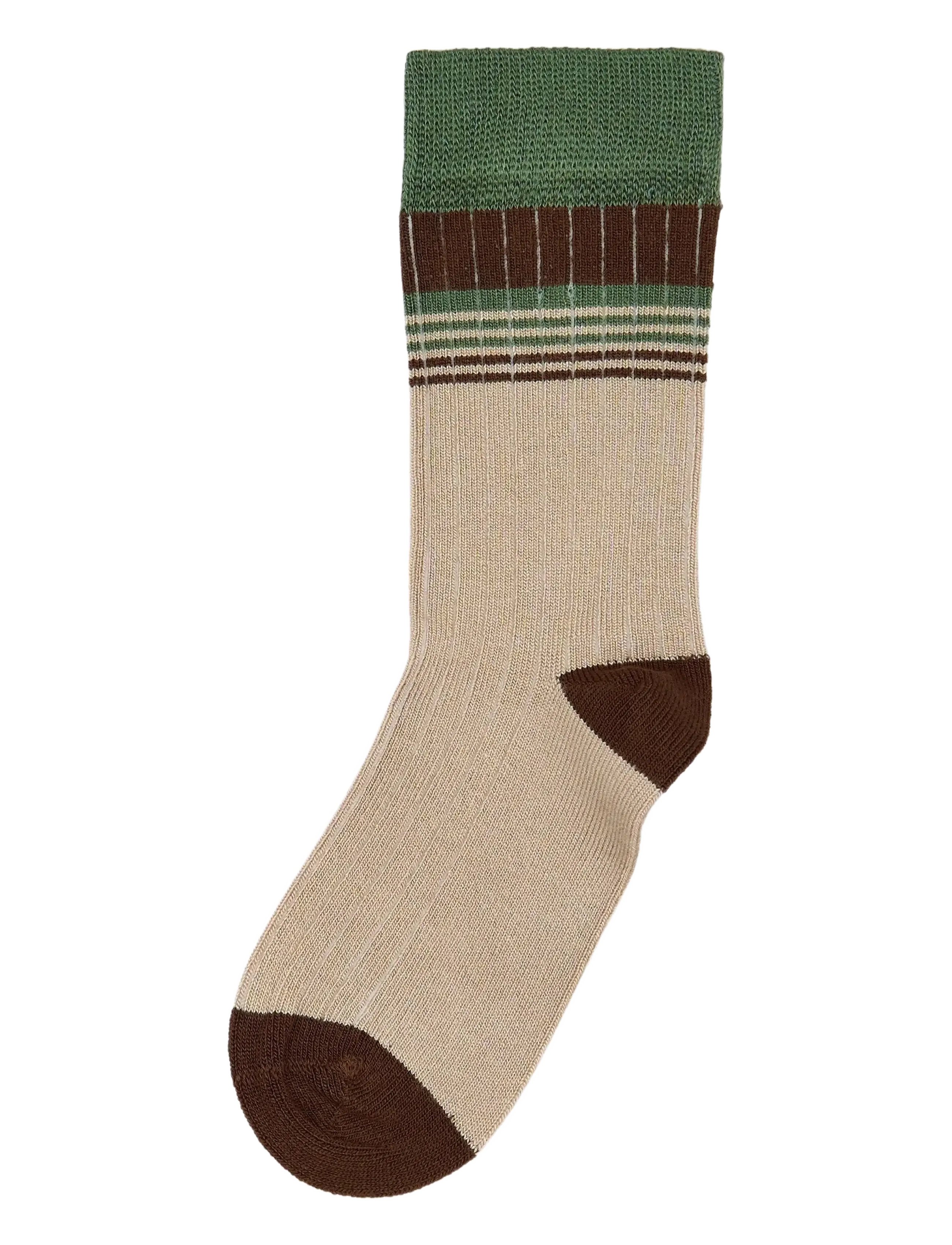 minipop - MiniPop® Bamboo Mix Stripes Socks - kojinės ir pėdkelnės - green - 1