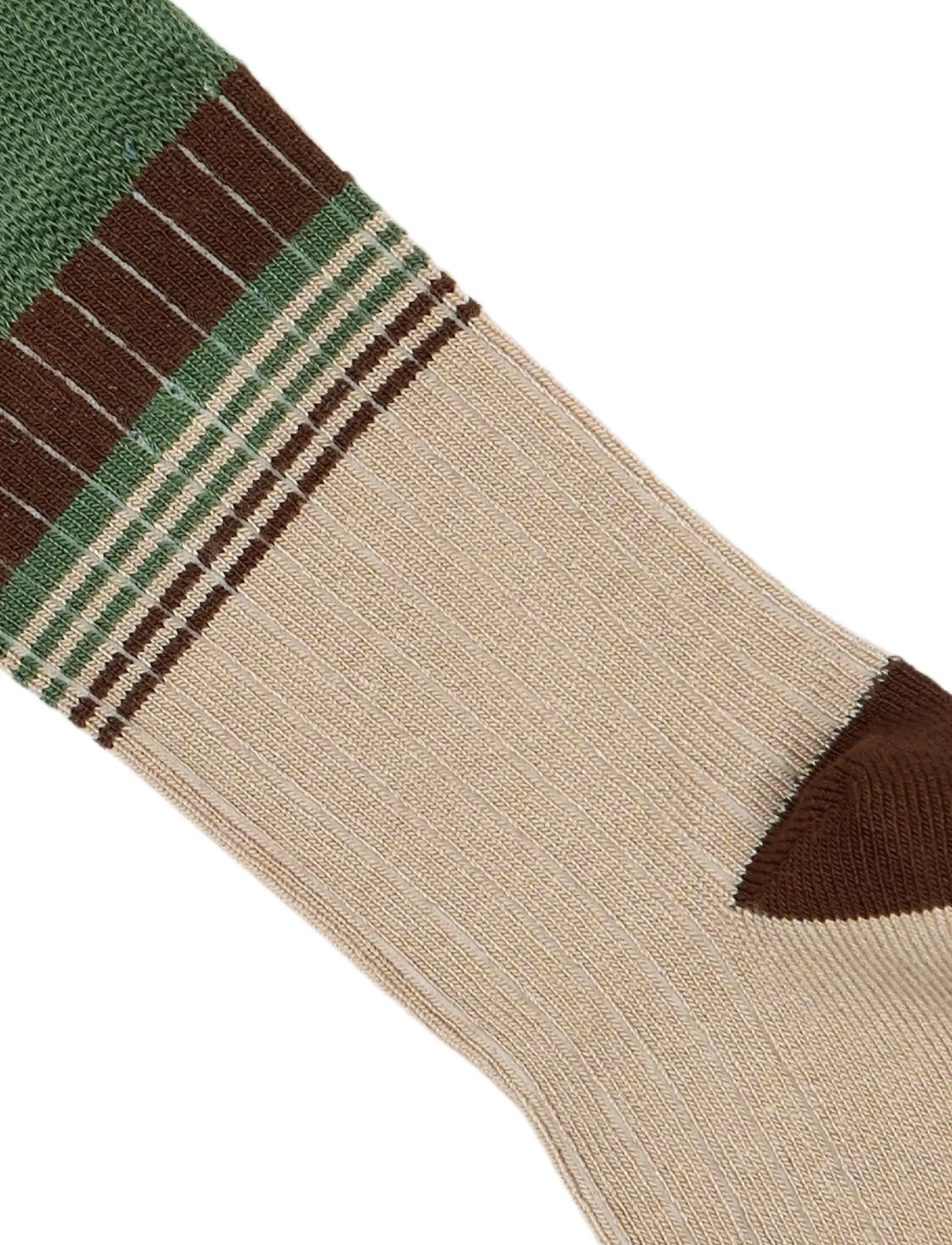 minipop - MiniPop® Bamboo Mix Stripes Socks - laveste priser - green - 2