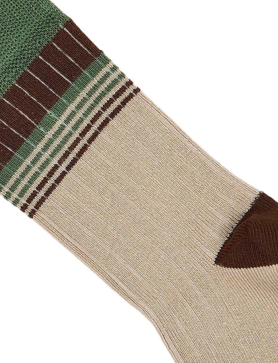 minipop - MiniPop® Bamboo Mix Stripes Socks - strumpor - green - 2