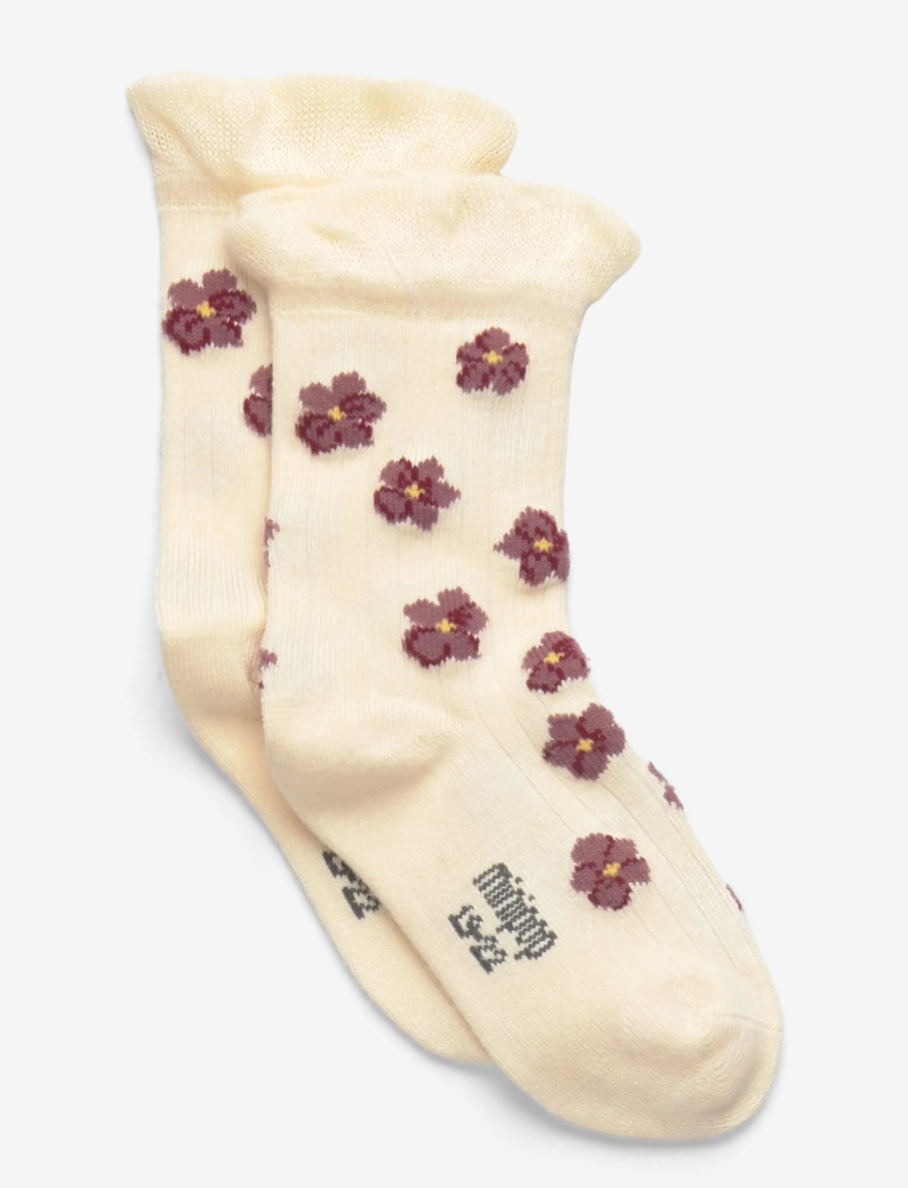 minipop - MiniPop® Bamboo Frill Socks - sügisesed riided - autumn anemone - 0