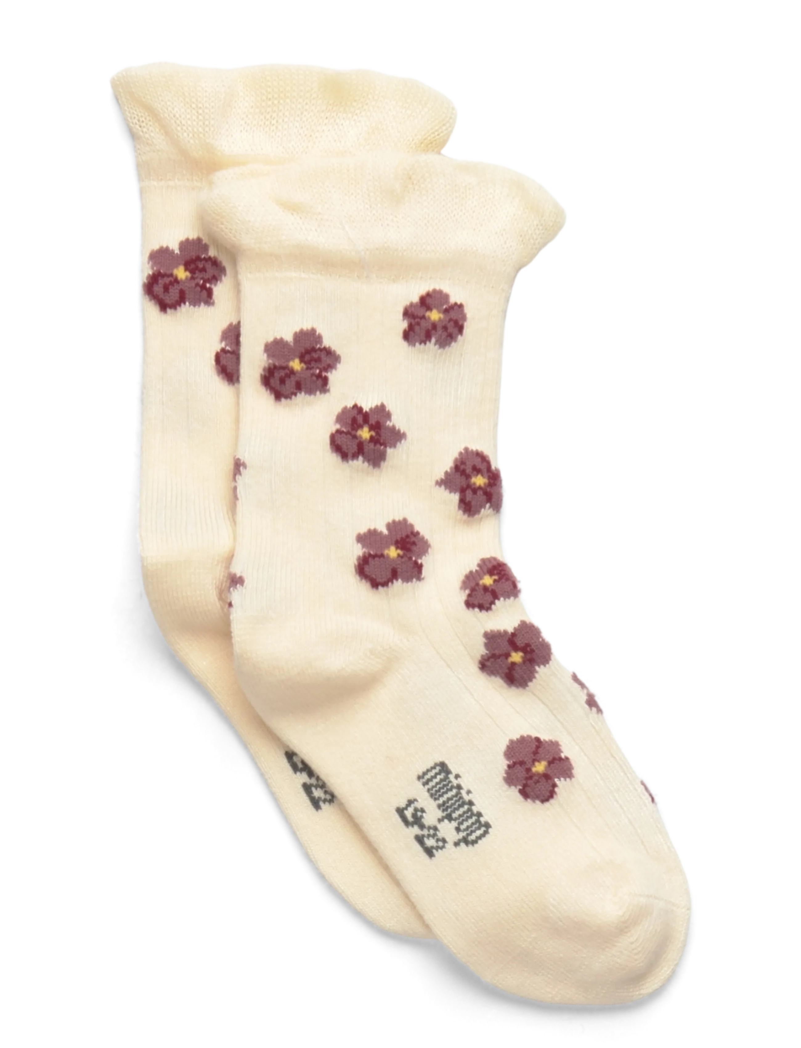 MiniPop® Bamboo Frill Socks - AUTUMN ANEMONE