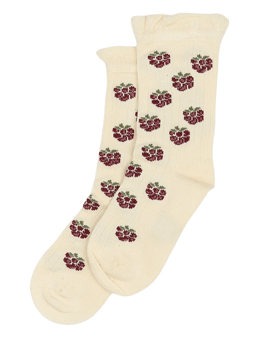 minipop - MiniPop® Bamboo Frill Socks - strømper - blackberry - 0