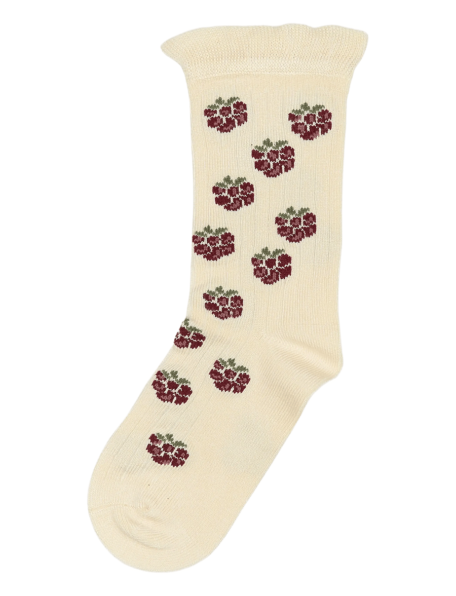minipop - MiniPop® Bamboo Frill Socks - strømper - blackberry - 1