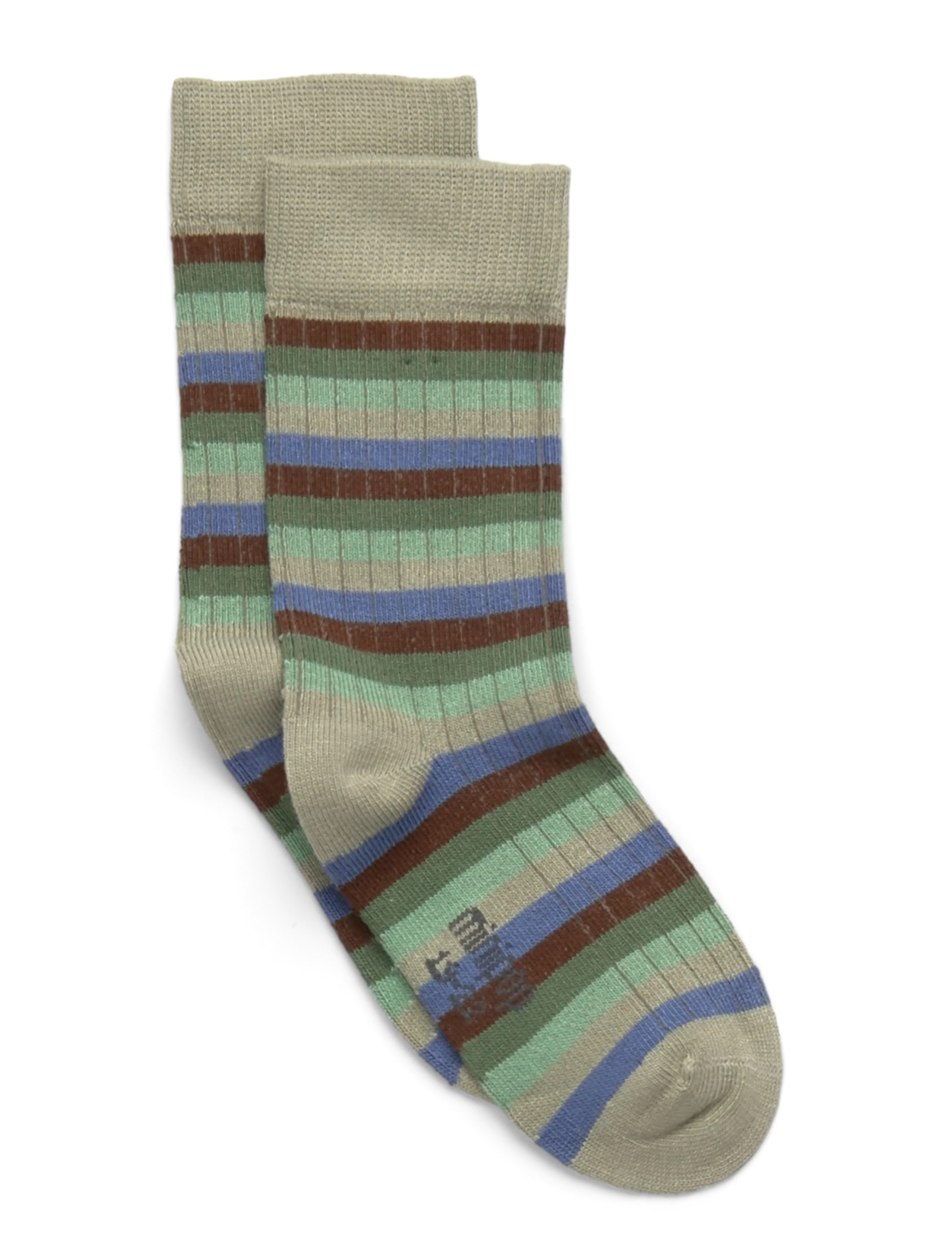minipop MiniPop® Bamboo Multi stripe socks - minipop - GREEN / green