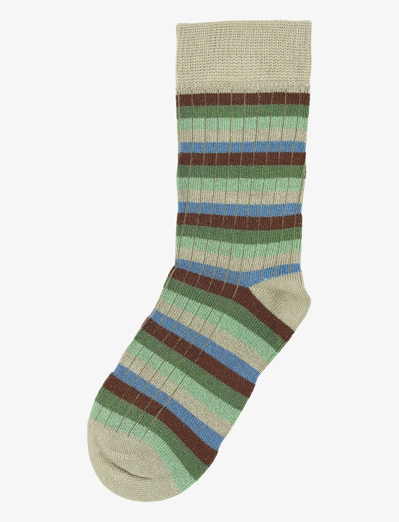minipop - MiniPop® Bamboo Multi stripe socks - herbstliche kleidung - green - 1